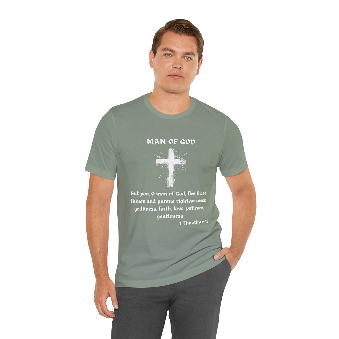 Man Of God Jersey Short Sleeve Tee