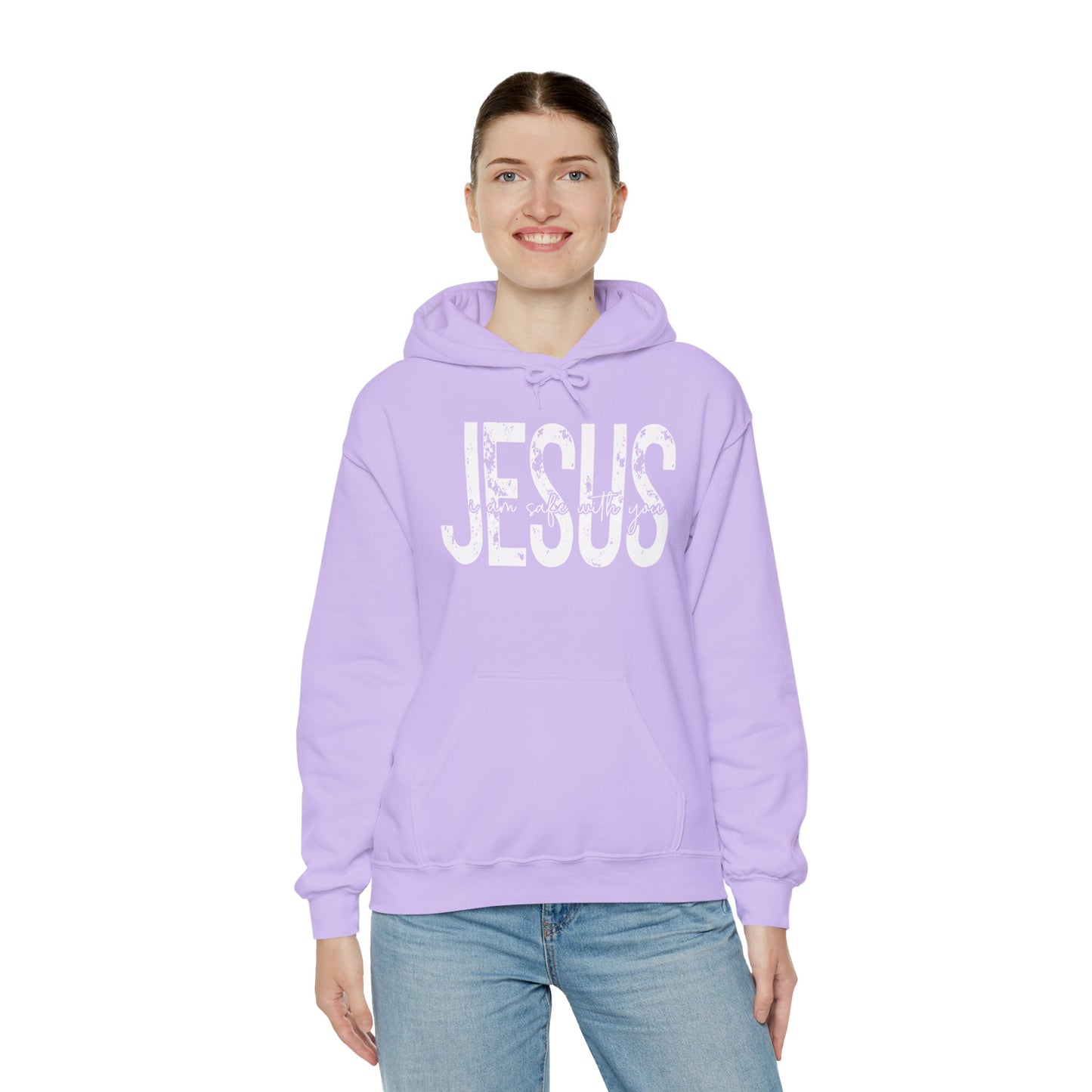 Jesus I Am Safe With You Heavy Blended Hoodie