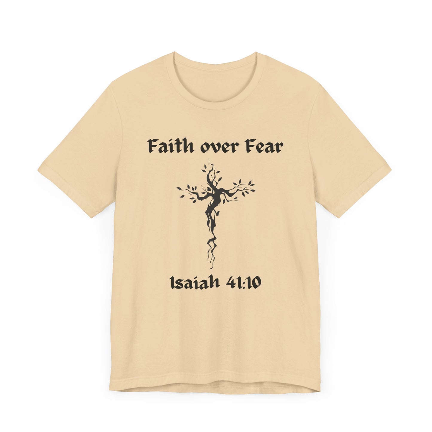 Faith Over Fear Jersey Short Sleeve Tee