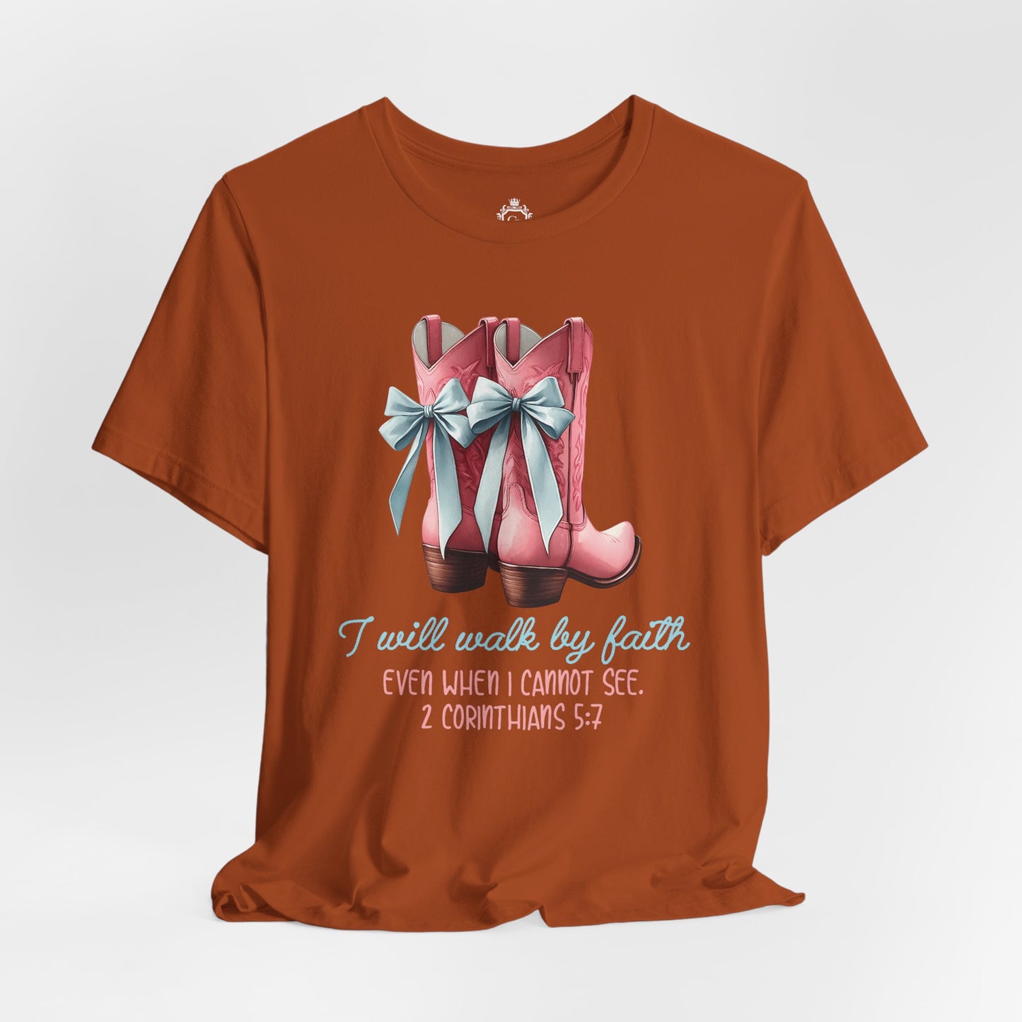 Walk By Faith Jersey Short Sleeve Tee