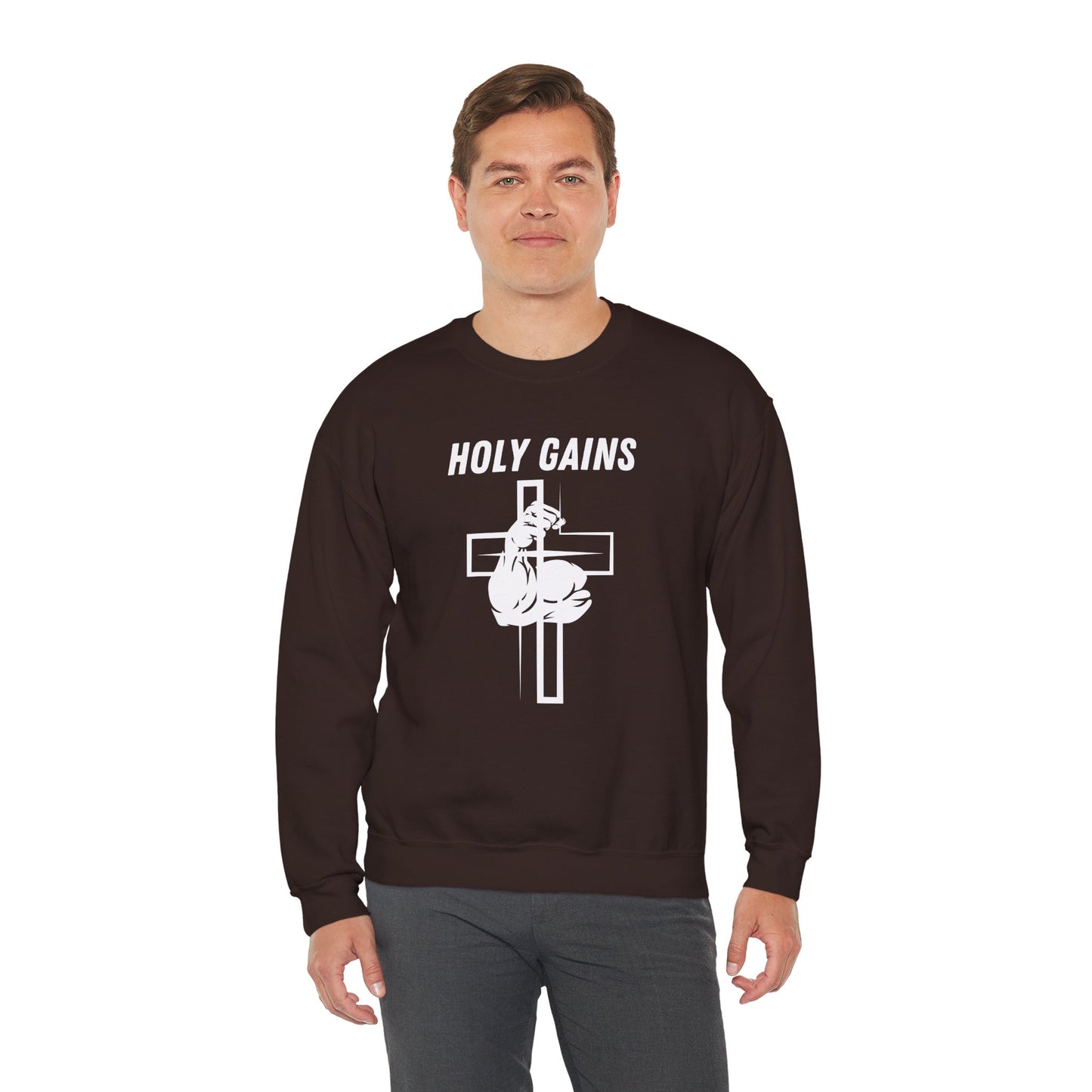 Men's Sweatshirt - Holy Gains