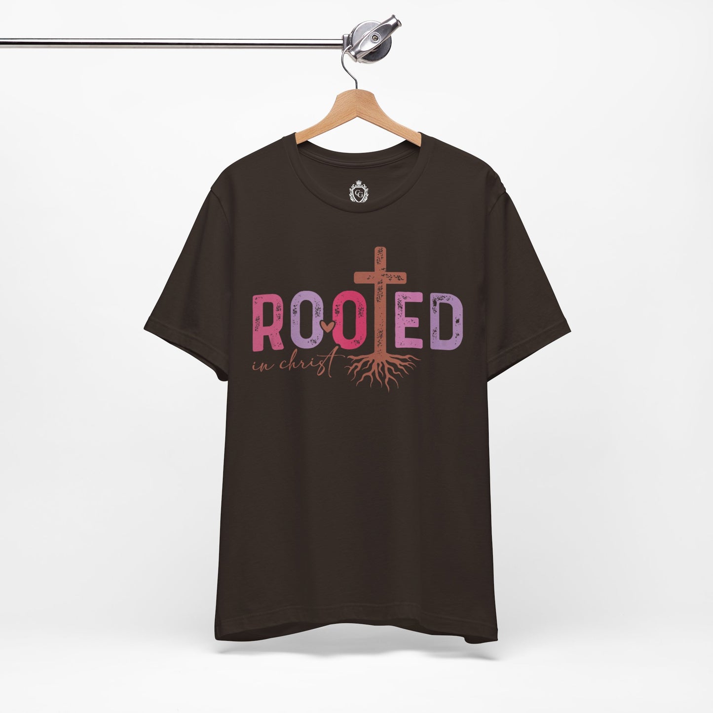 Rooted In Christ Jersey Short Sleeve Tee