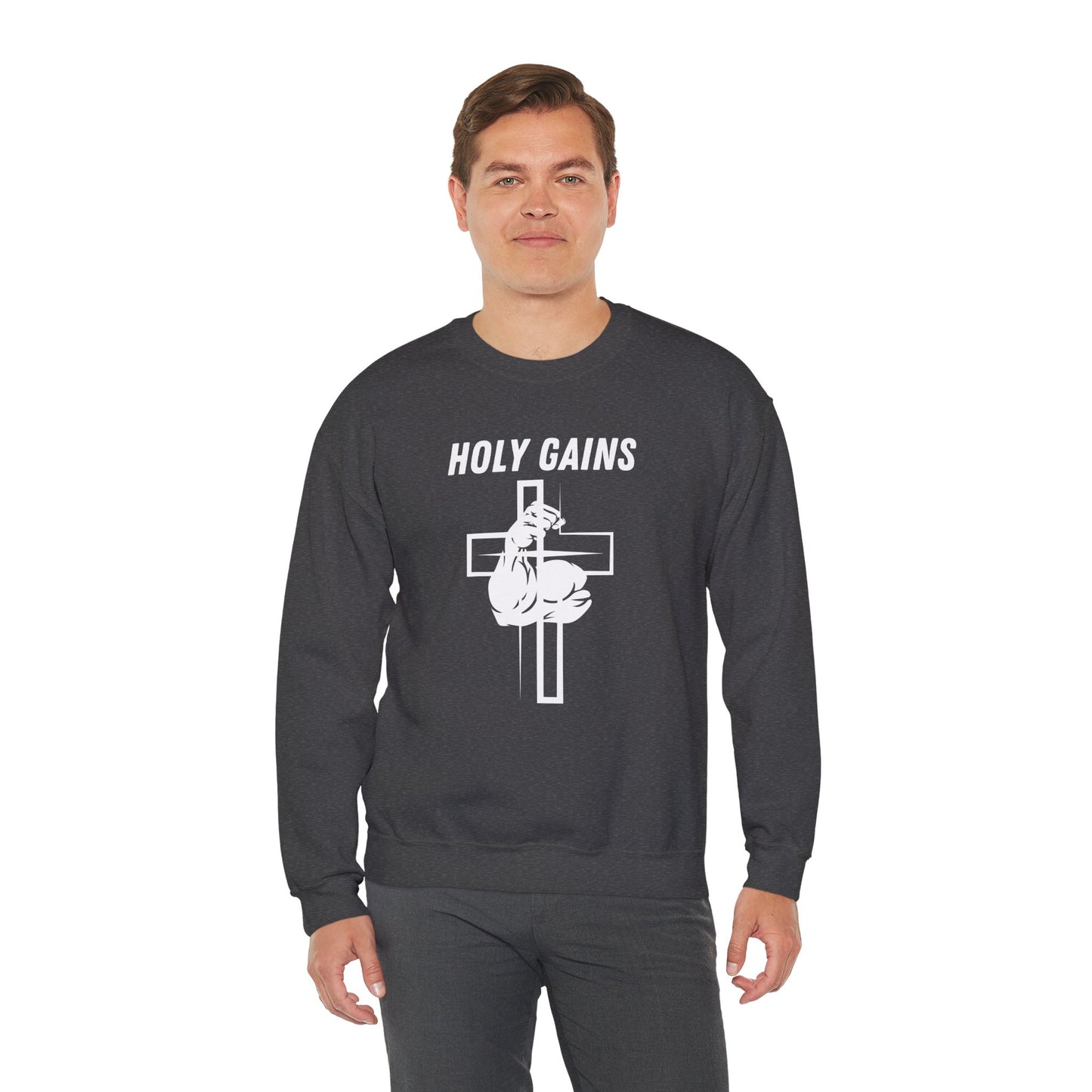 Men's Sweatshirt - Holy Gains