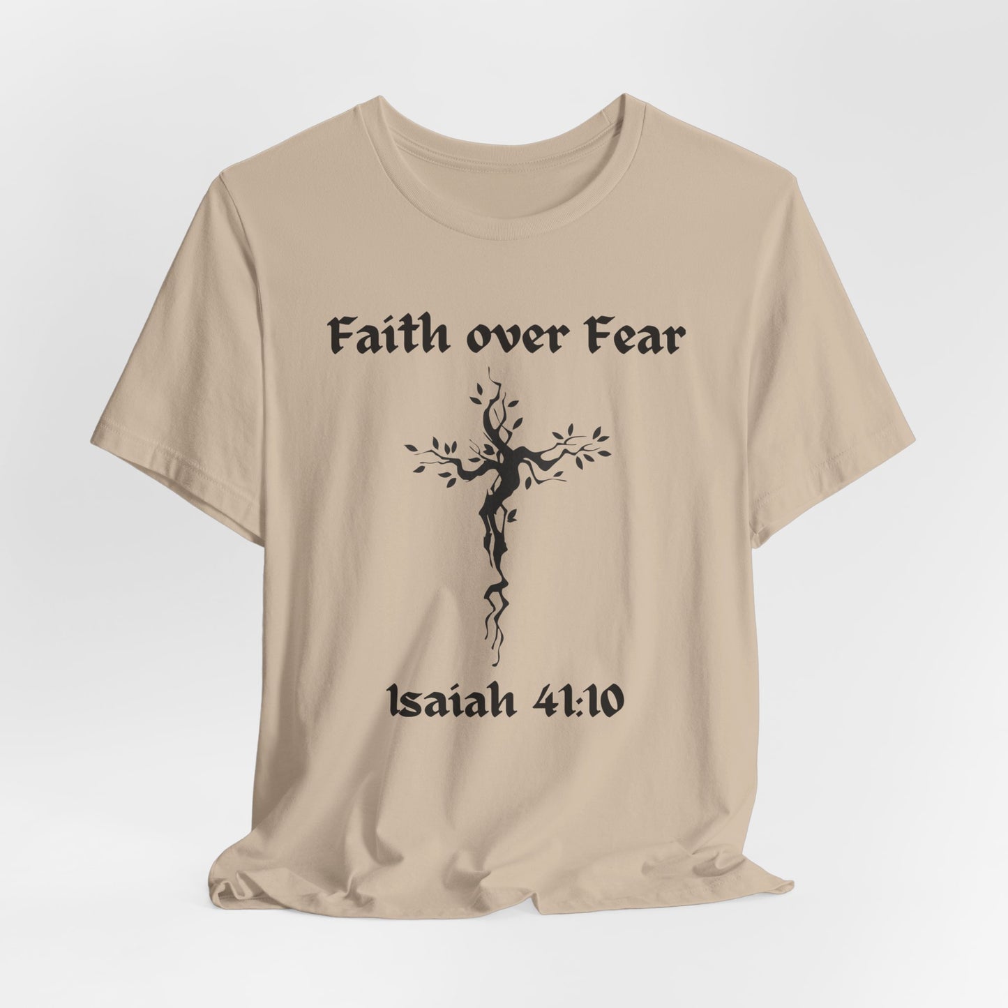 Faith Over Fear Jersey Short Sleeve Tee