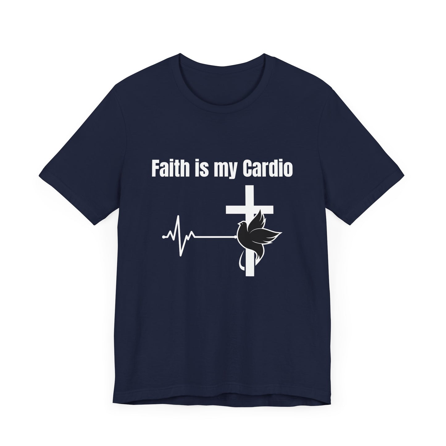 Faith Is My Cardio Jersey Short Sleeve Tee