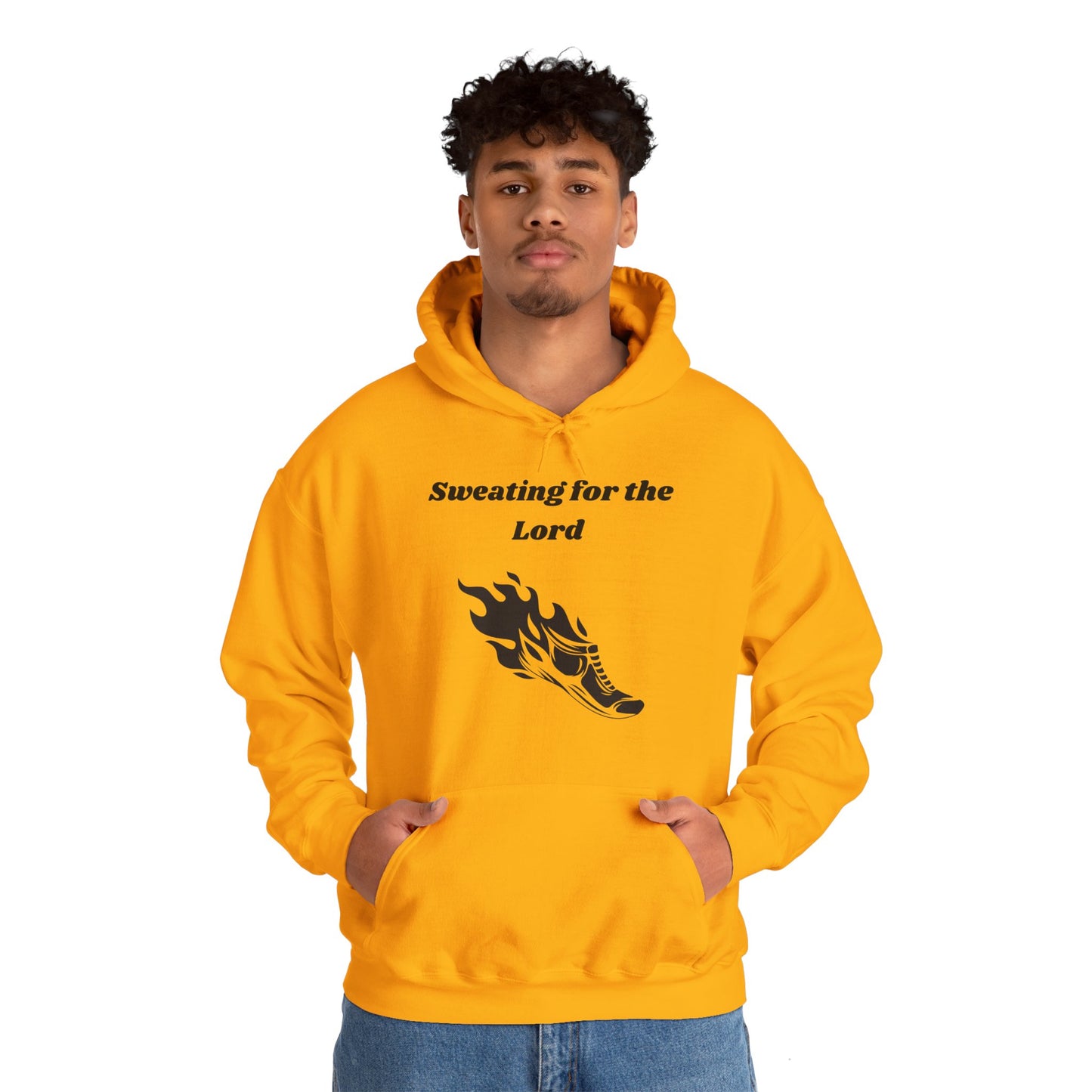 Sweating For The Lord Heavy Blend™ Hooded Sweatshirt