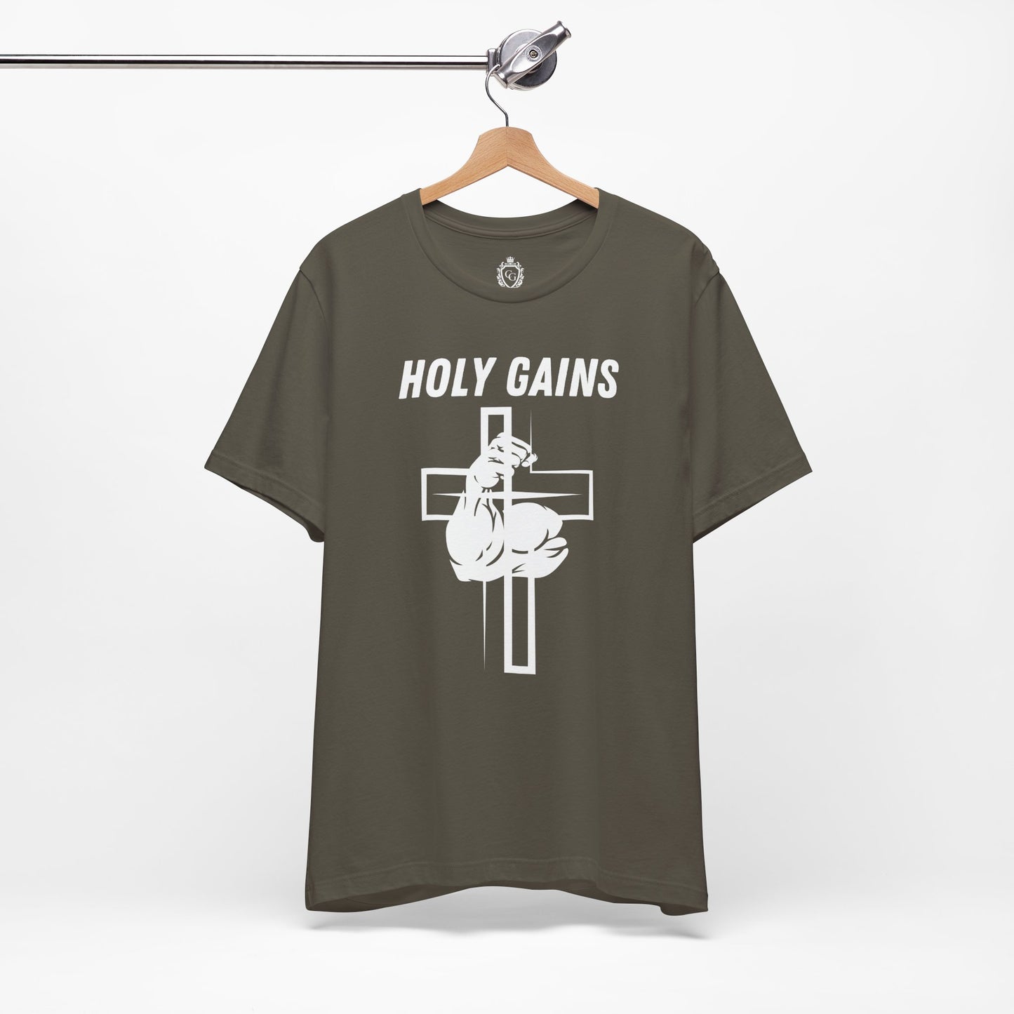 Holy Gains Jersey Short Sleeve Tee