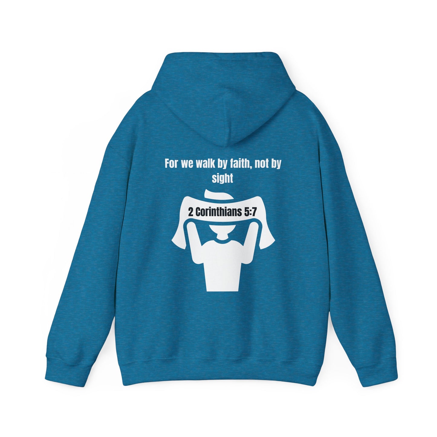 Walk by Faith Heavy Blend™ Hooded Sweatshirt