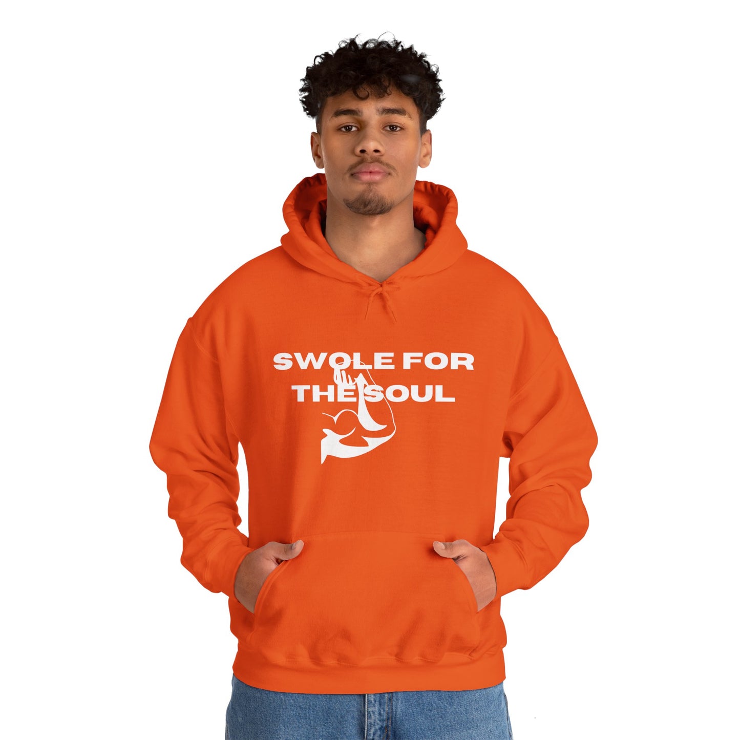 Swole For The Soul Heavy Blend™ Hooded Sweatshirt