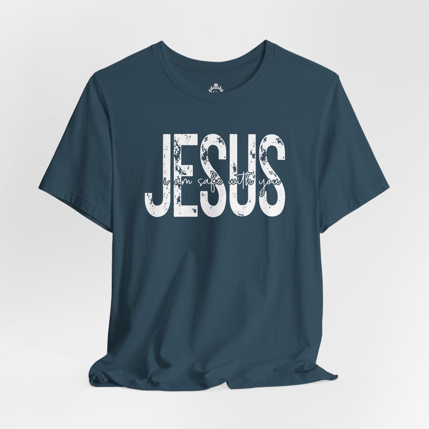 Jesus I am Safe With You Jersey Short Sleeve Tee
