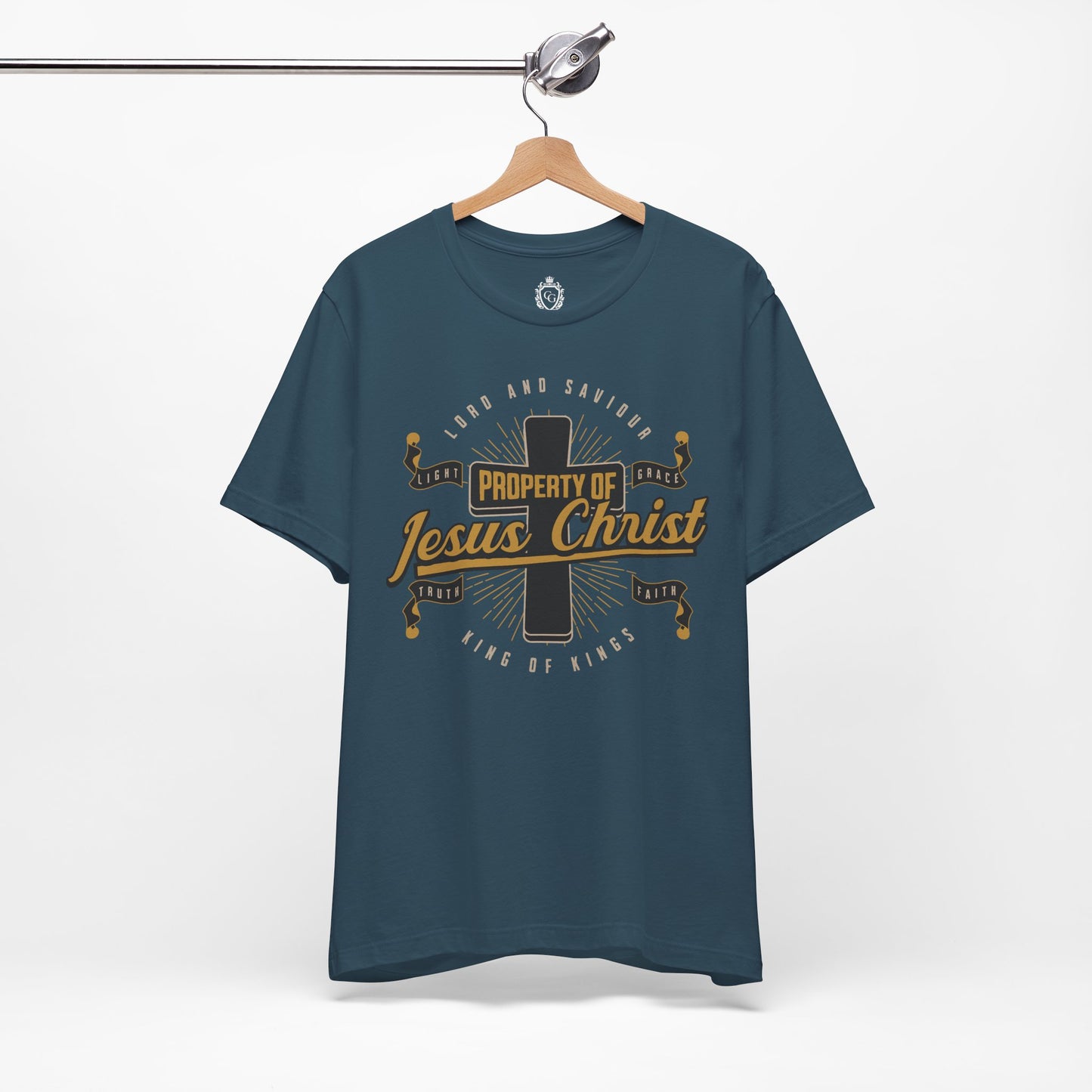 Property Of Jesus Christ Jersey Short Sleeve Tee