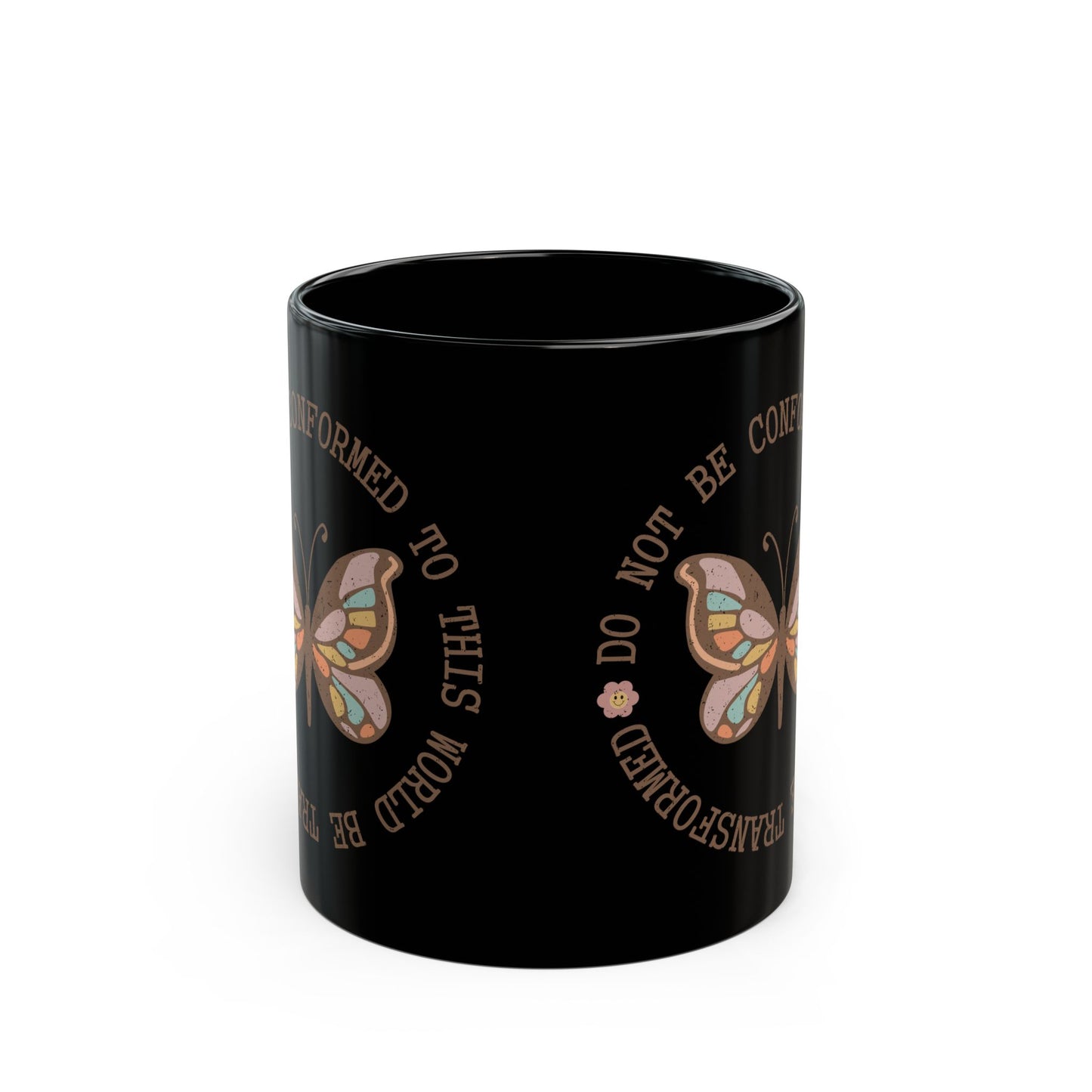 Do not be Conformed by the World Black Mug (11oz, 15oz)