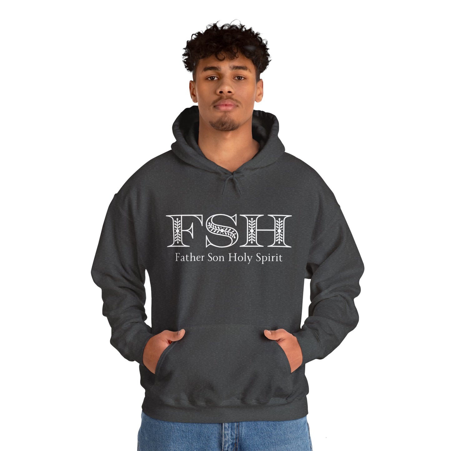 Father Son Holy Spirit Heavy Blend™ Hooded Sweatshirt