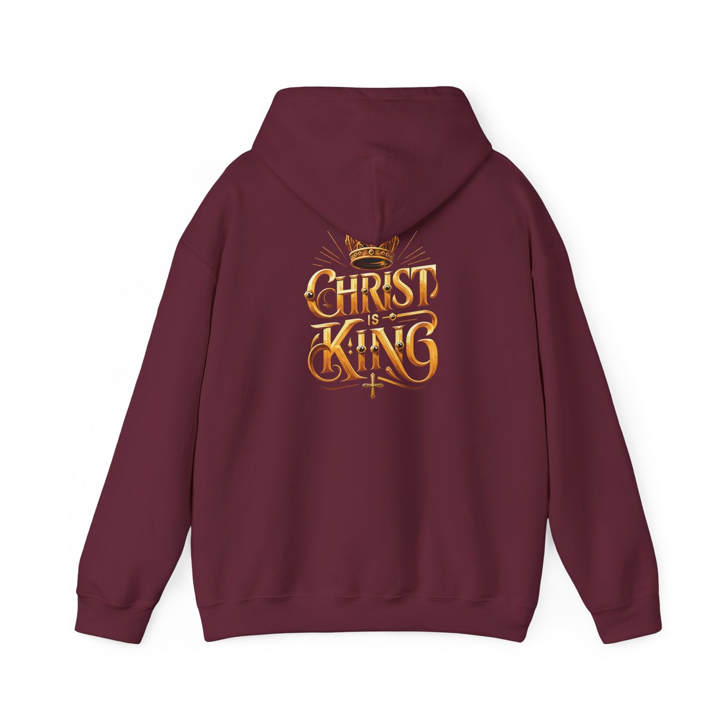 Christ Is King Heavy Blended Hoodie