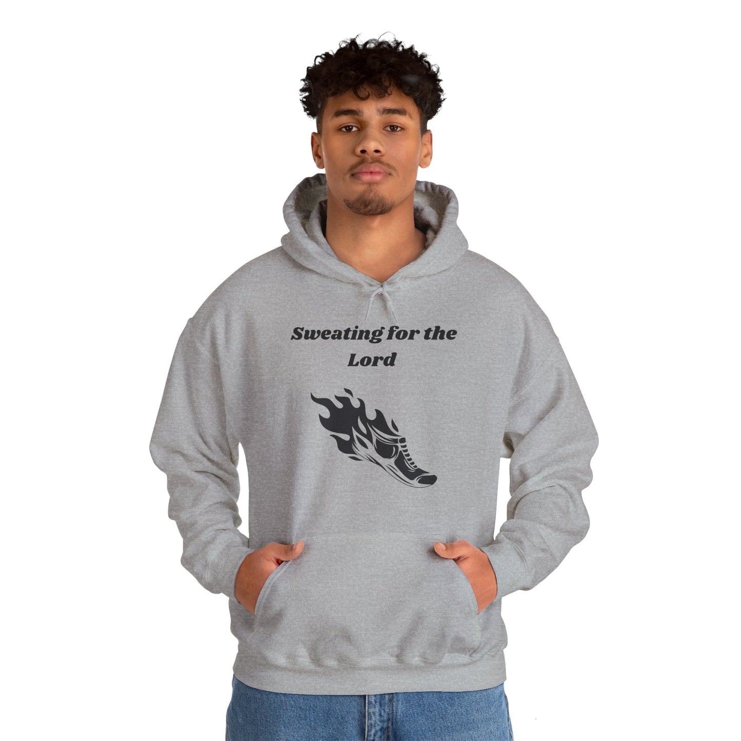 Sweating For The Lord Heavy Blend™ Hooded Sweatshirt