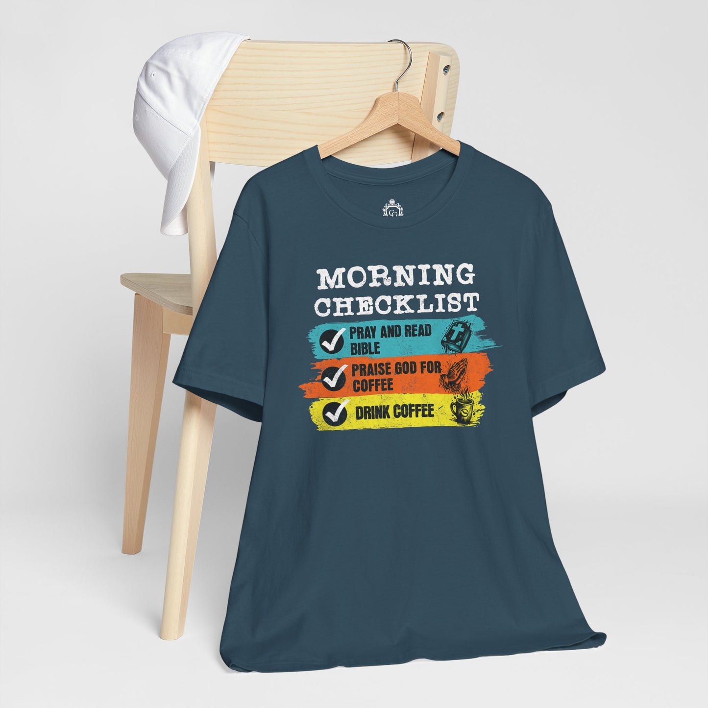 Morning Checklist Jersey Short Sleeve Tee