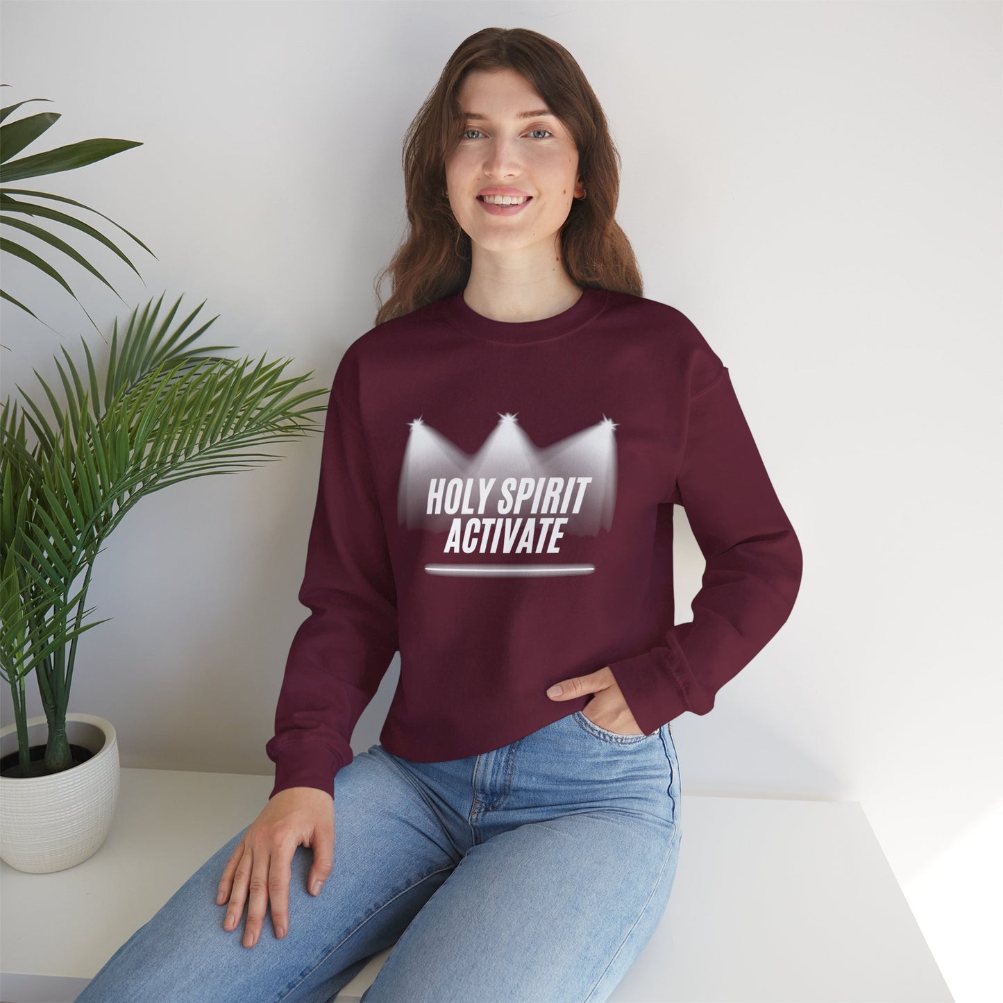 Holy Spirit Activate Women Sweatshirt