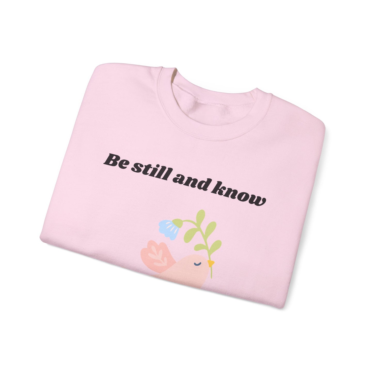 Be Still And Know Heavy Blend™ Crewneck Sweatshirt