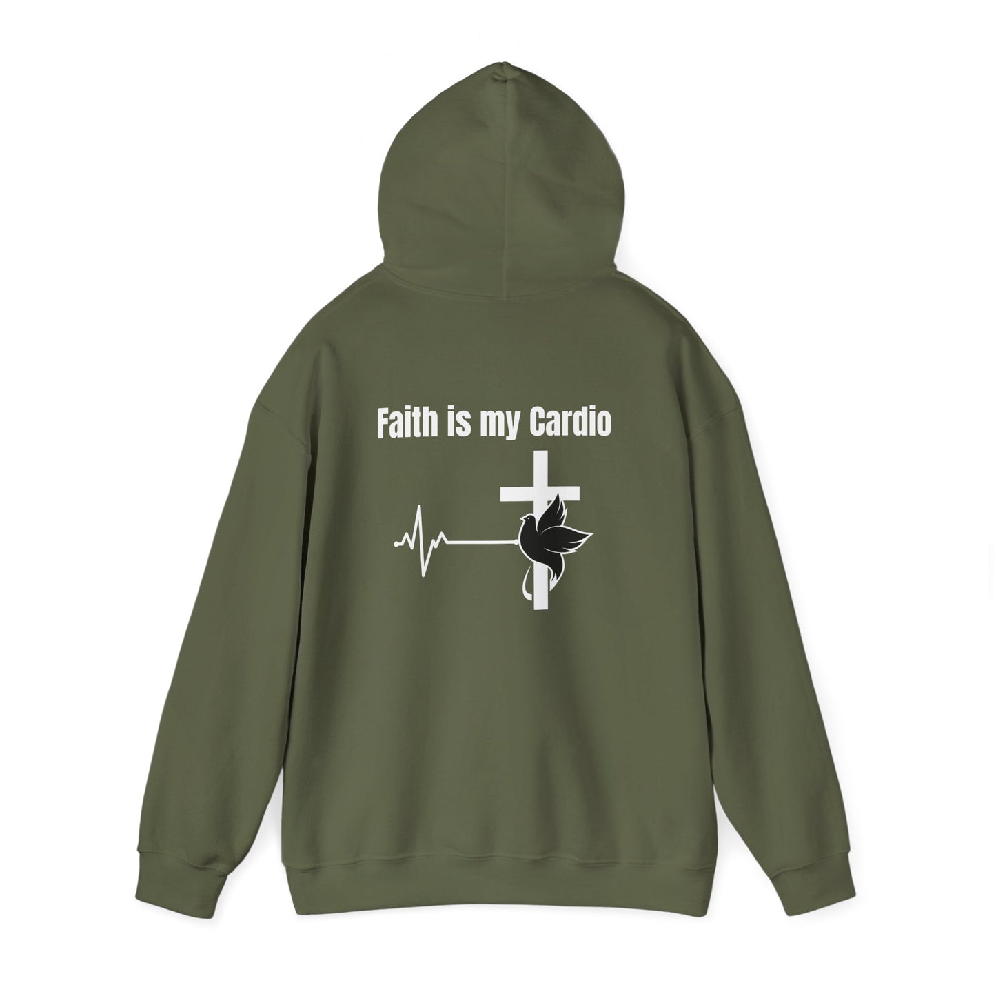 Heavy Blend Hoodie - Faith Is My Cardio