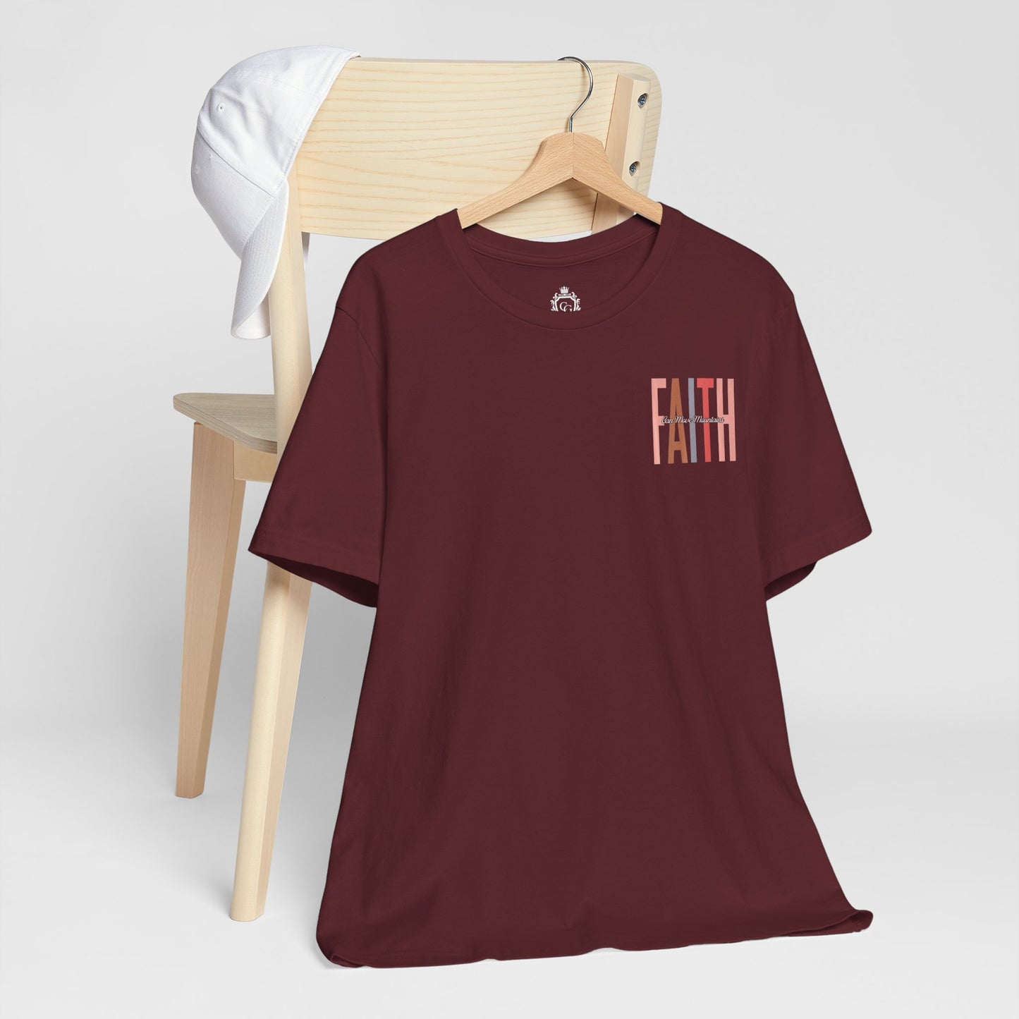 Faith Can Move Mountains Jersey Short Sleeve Tee