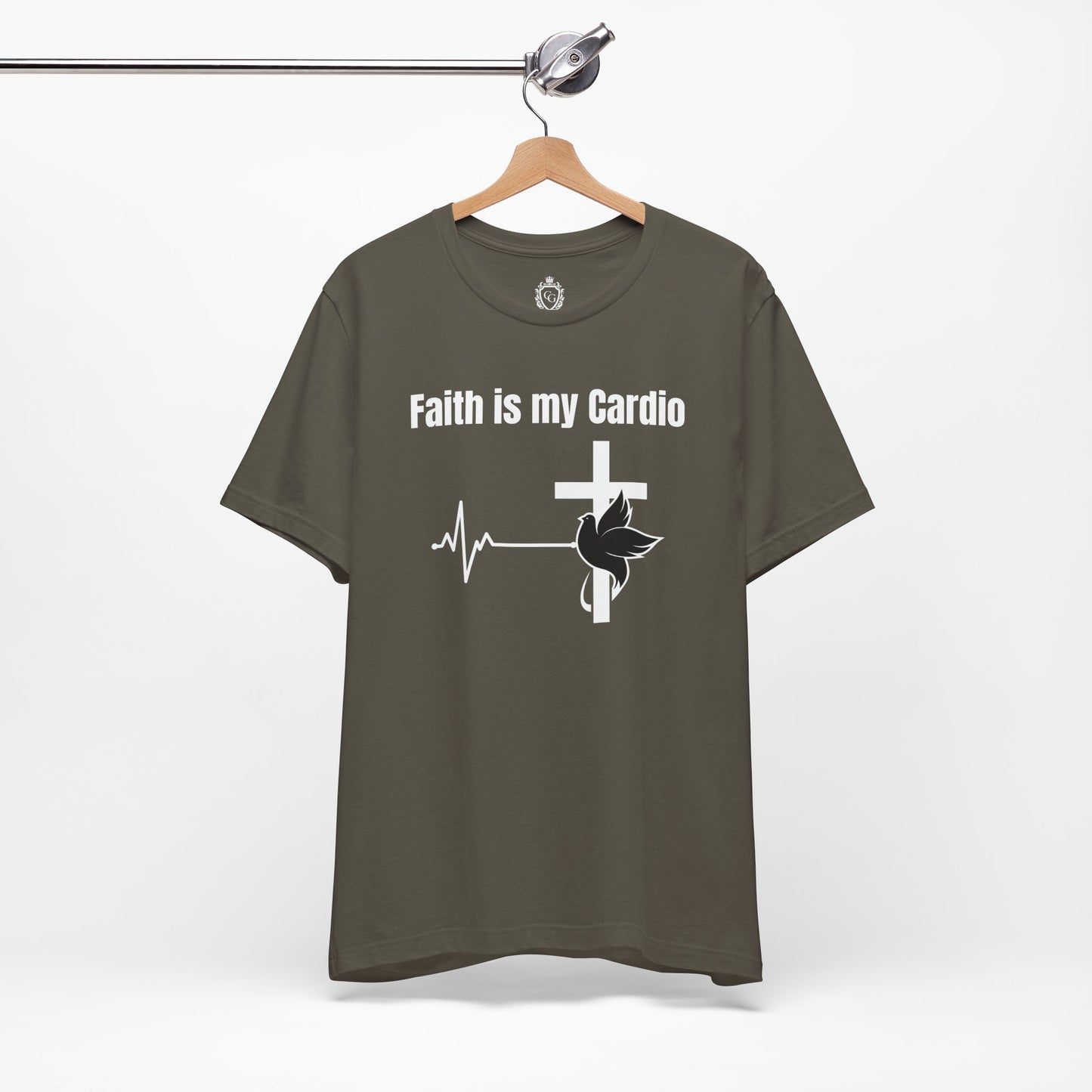 Faith Is My Cardio Jersey Short Sleeve Tee