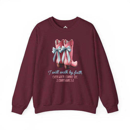 Walk By Faith Women Sweatshirt