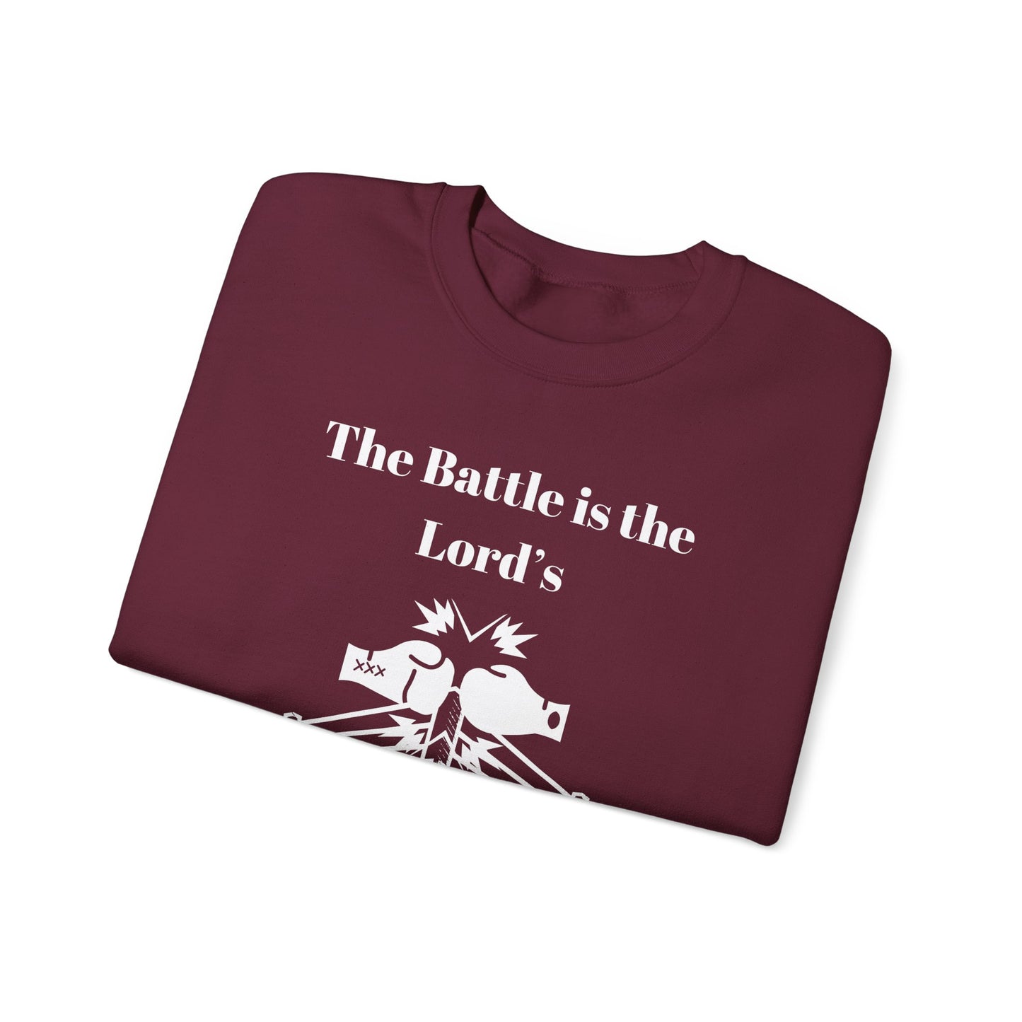 Men's Sweatshirt - The Battle Is The Lord's