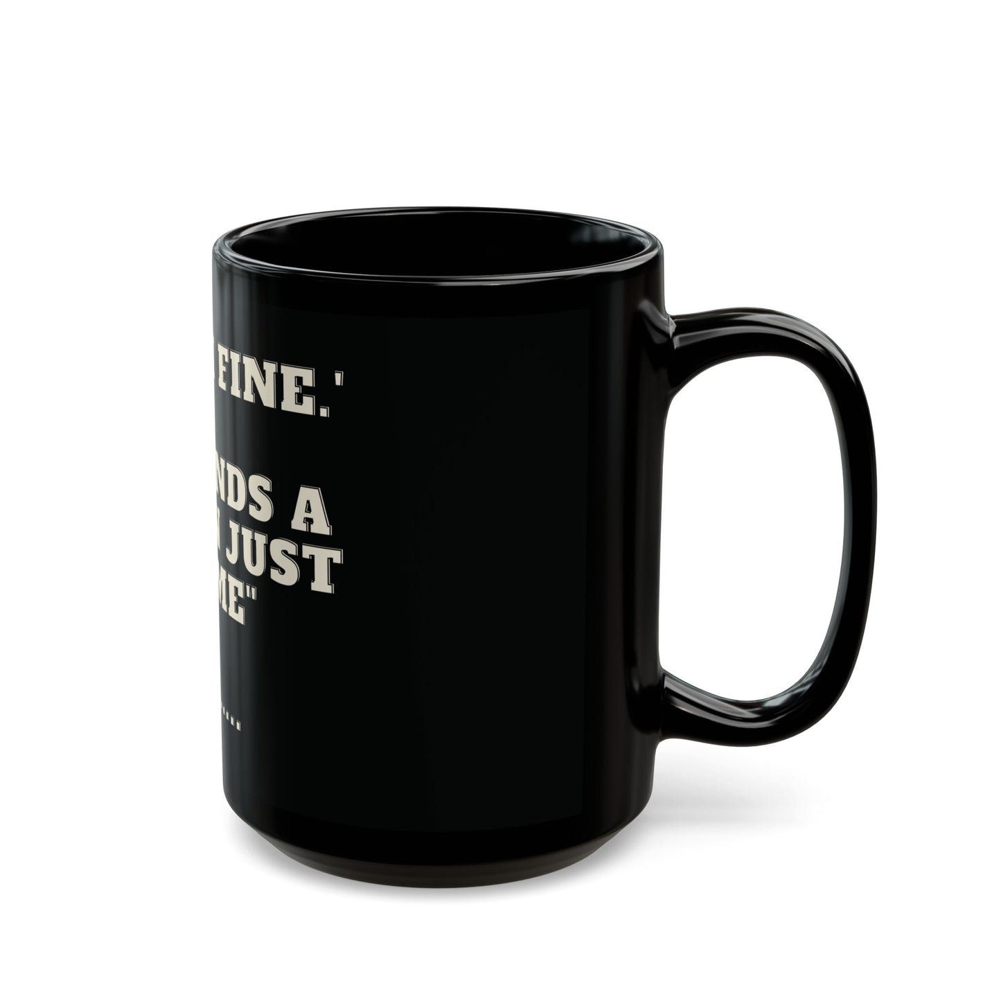 Sermon Just For Me Black Mug (11oz, 15oz)