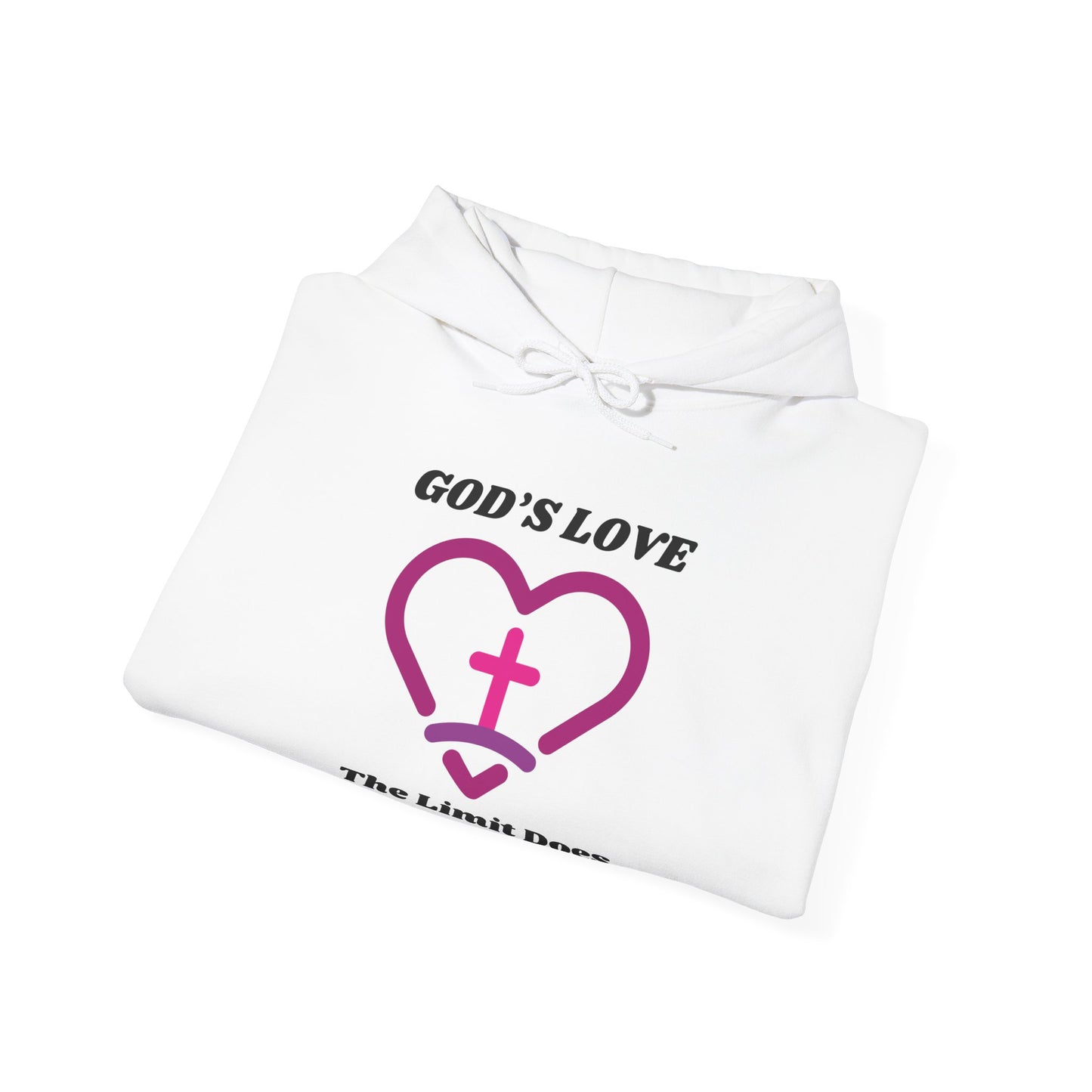 God's Love The Limit Does Not Exist Heavy Blend™ Hooded Sweatshirt