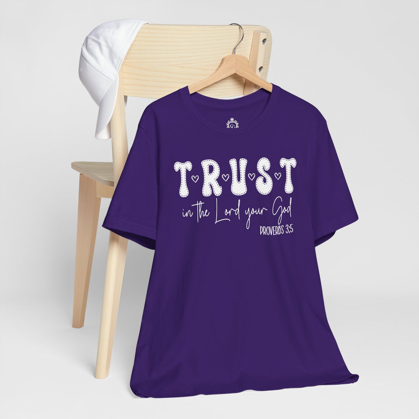 Trust In The Lord Your God Jersey Short Sleeve Tee