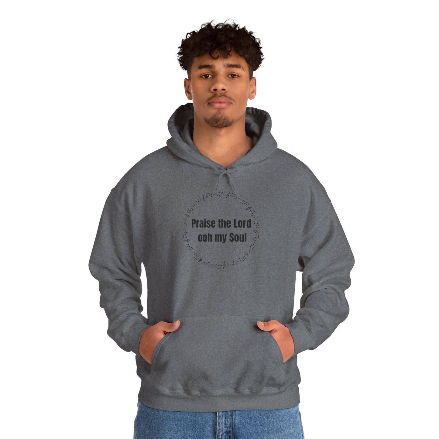 Heavy Blend Hoodie - Praise The Lord Oh My Soul