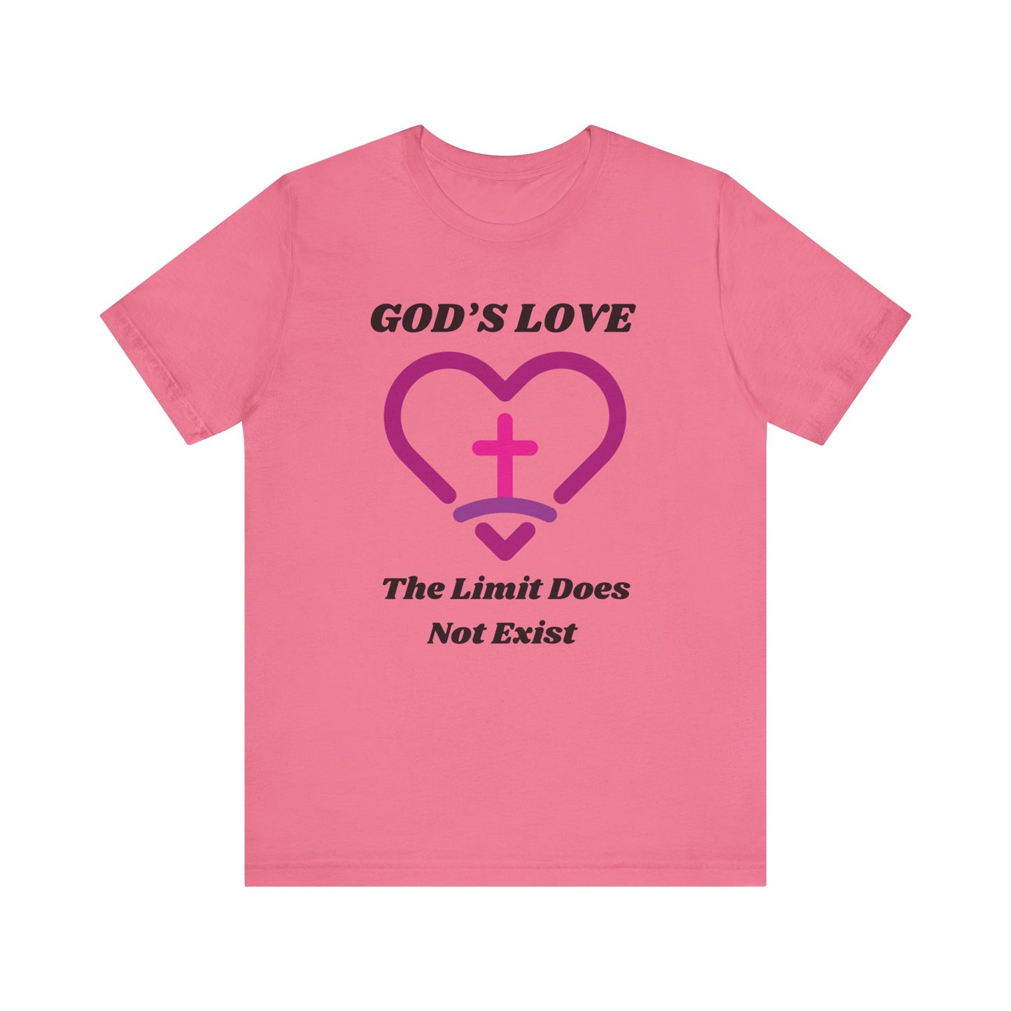 God's Love The Limit Does Not Exist Jersey Short Sleeve Tee