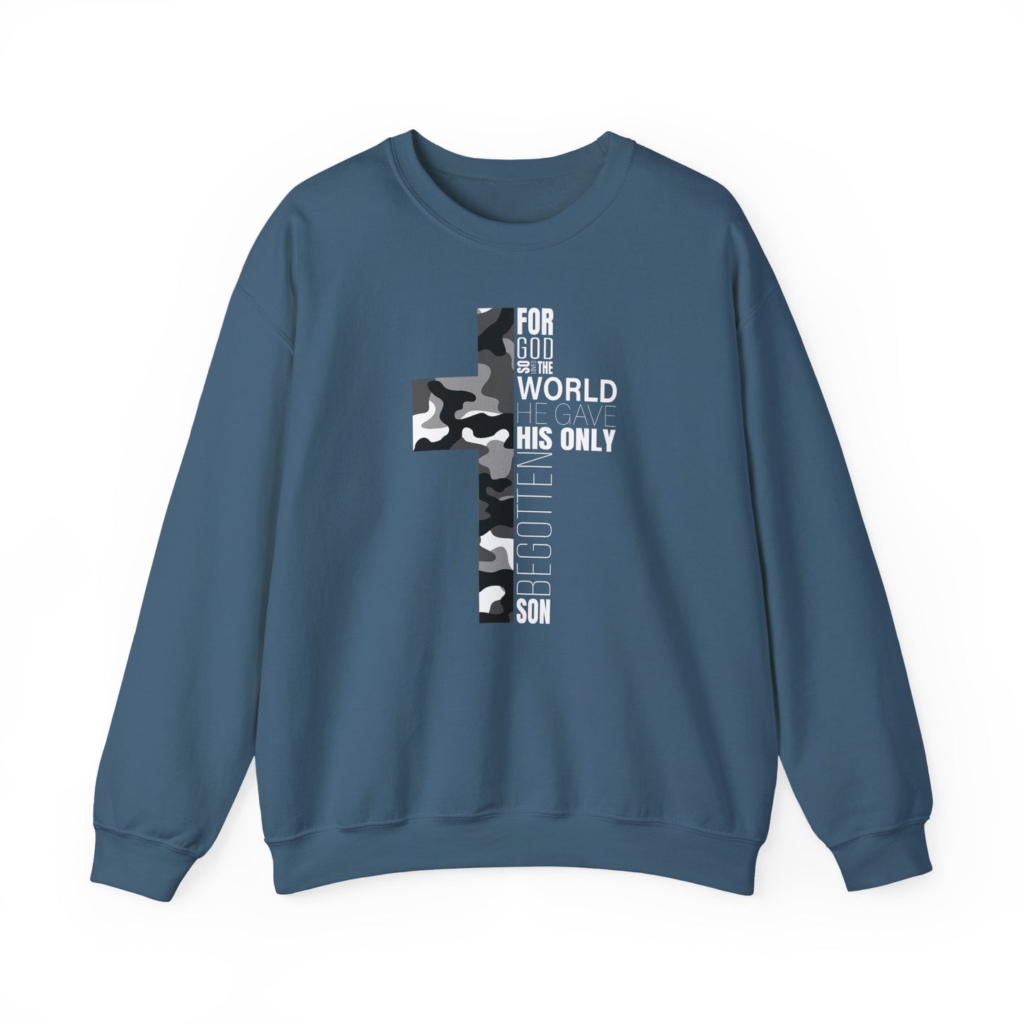 Men's Sweatshirt - For God So Loved The World