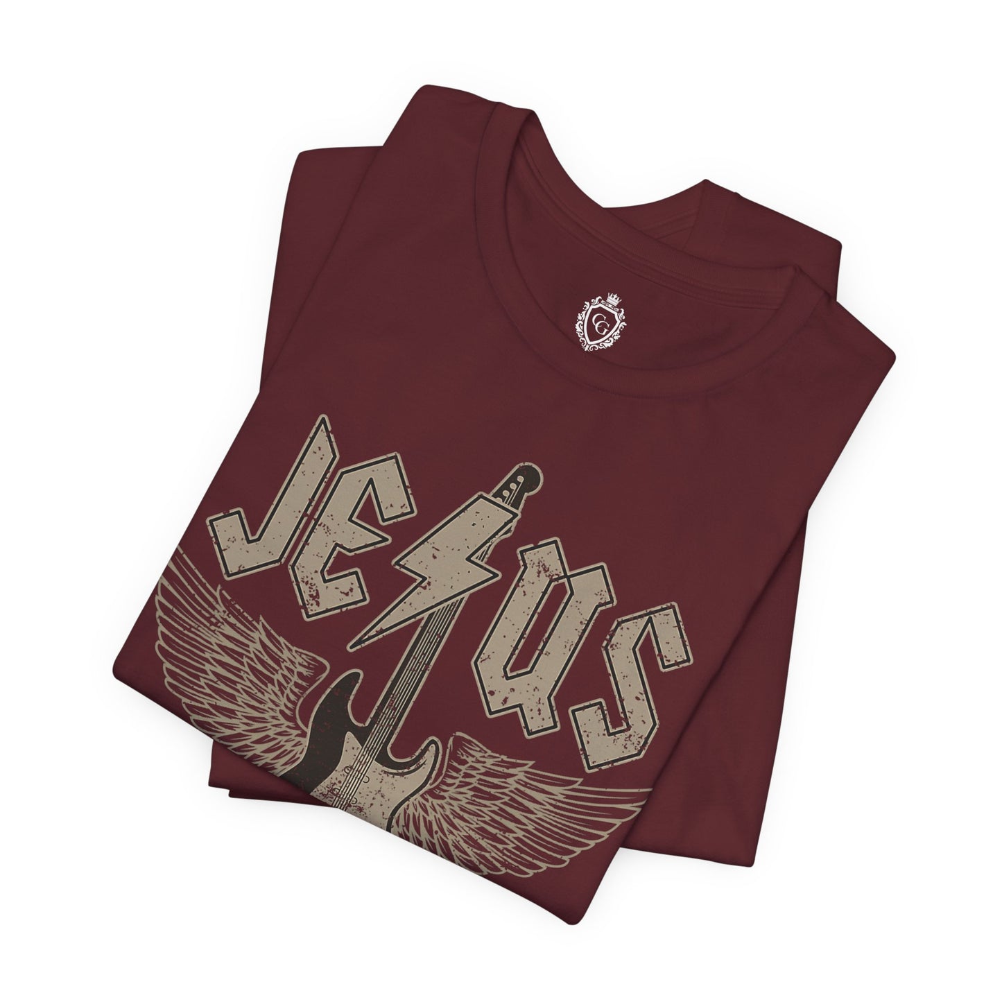 Jesus Highway To Heaven Jersey Short Sleeve Tee