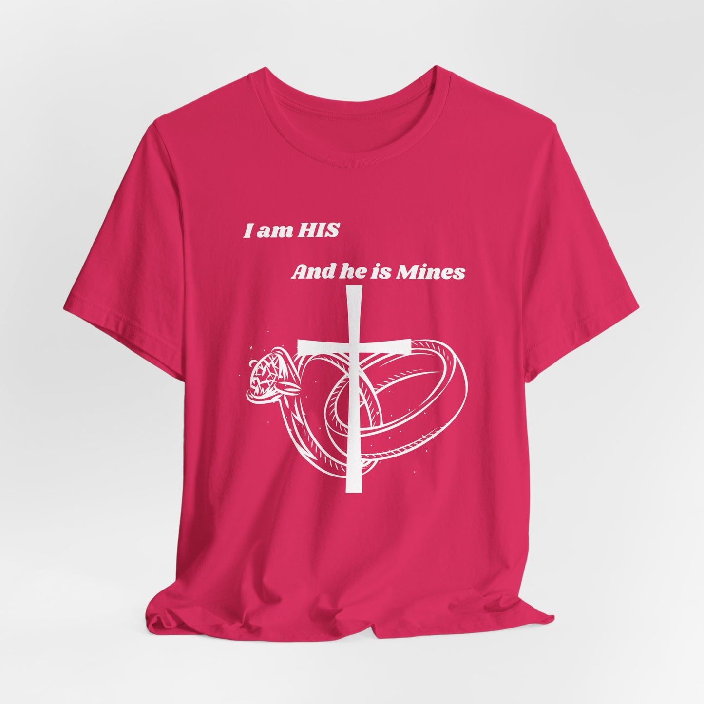 I Am His And He Is Mines Jersey Short Sleeve Tee