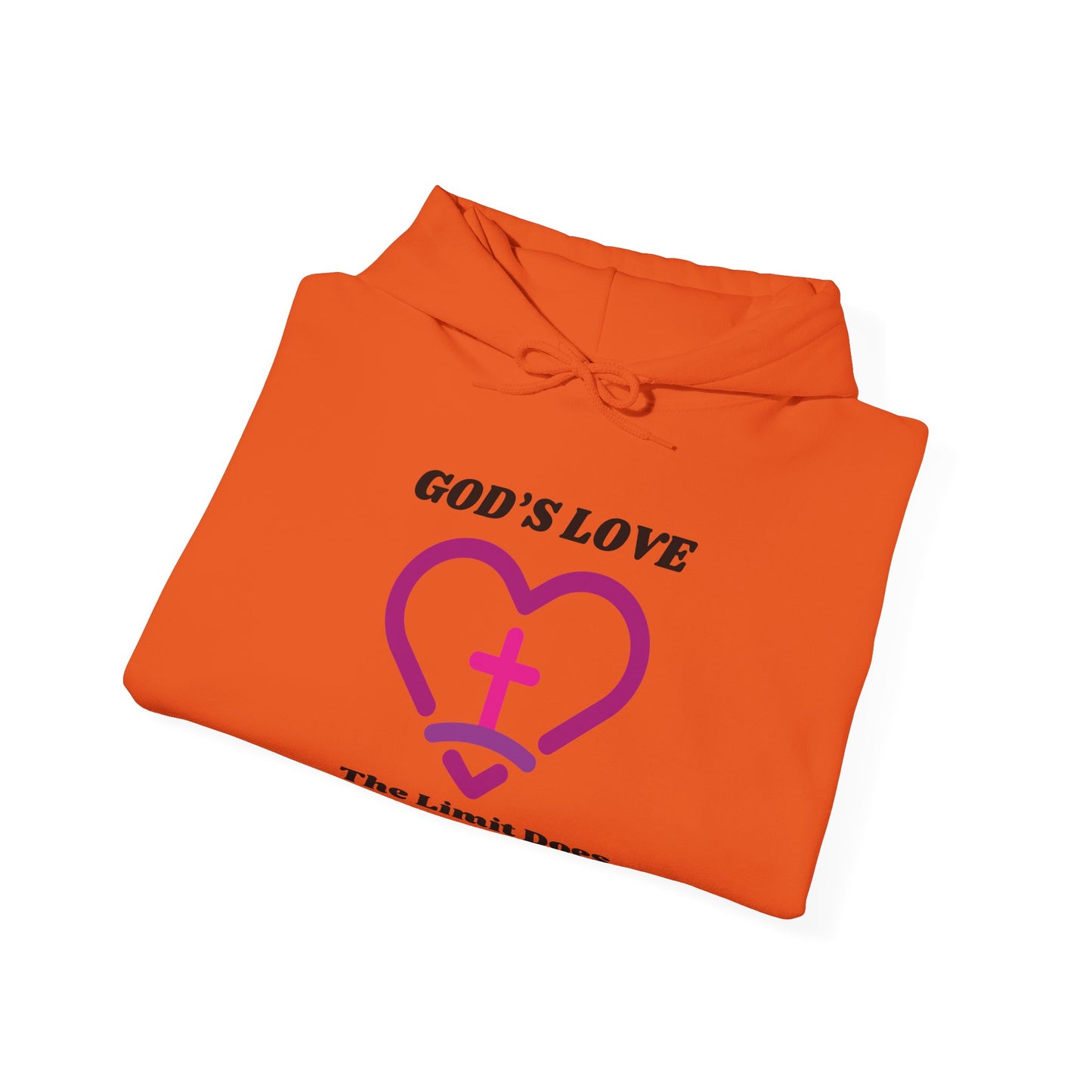 God's Love The Limit Does Not Exist Heavy Blend™ Hooded Sweatshirt