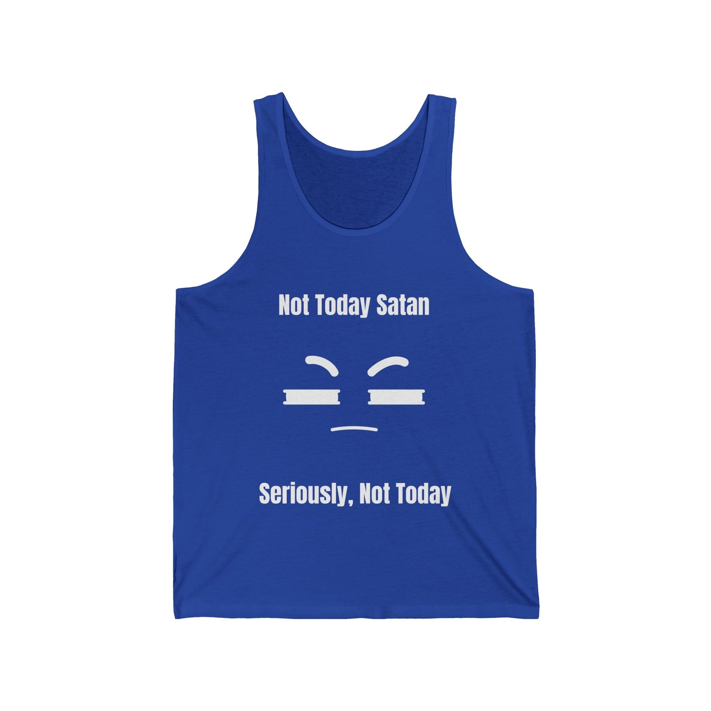 Not Today Satan Jersey Tank