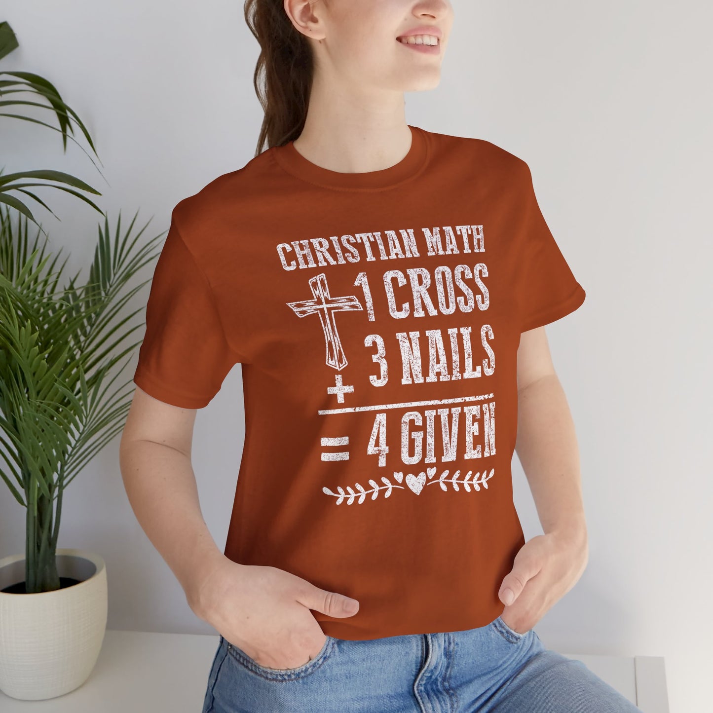Christian Math Jersey Short Sleeve Tee