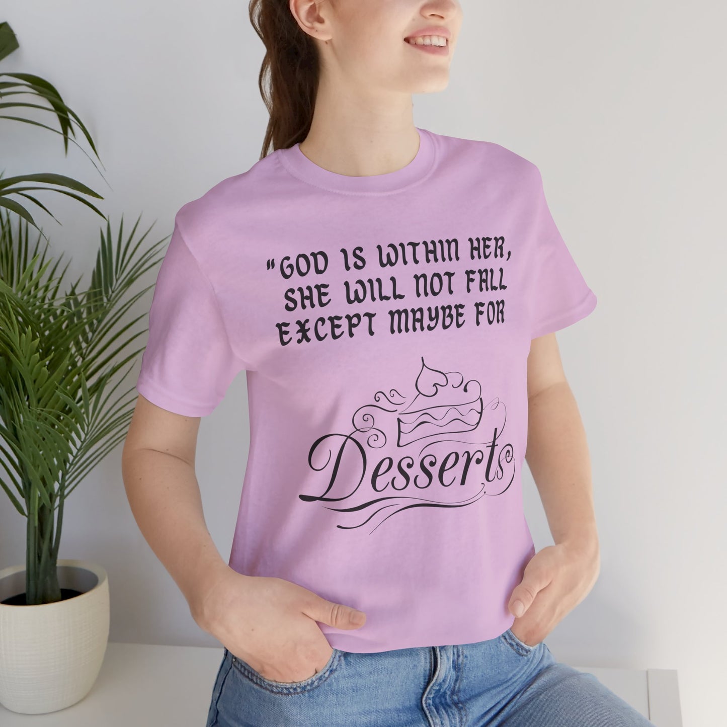 God Is Within Her Jersey Short Sleeve Tee