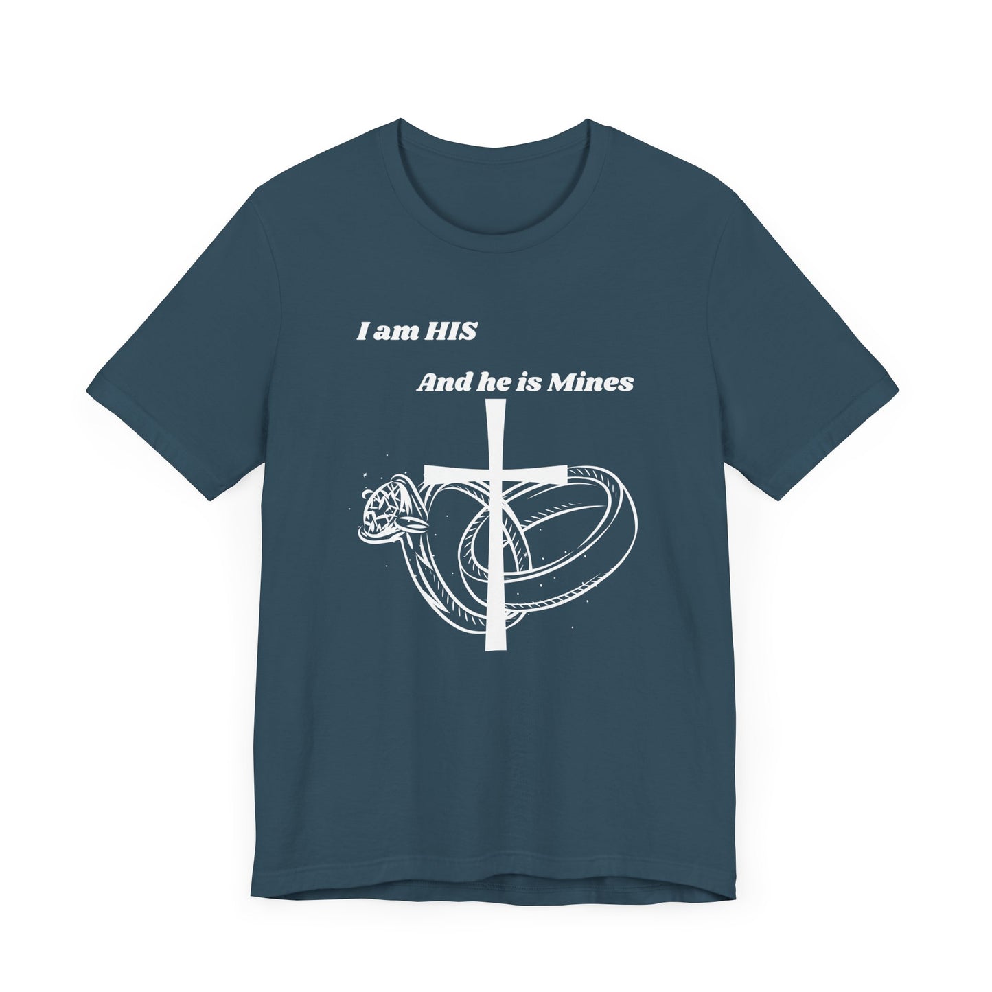 I Am His And He Is Mines Jersey Short Sleeve Tee