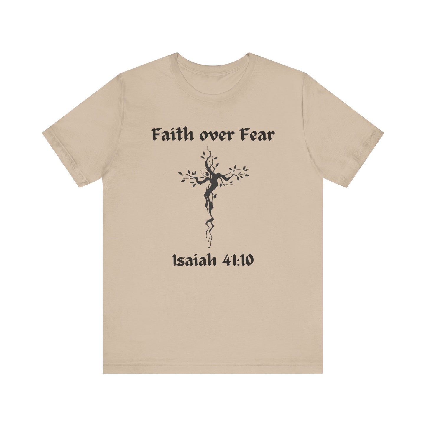 Faith Over Fear Jersey Short Sleeve Tee