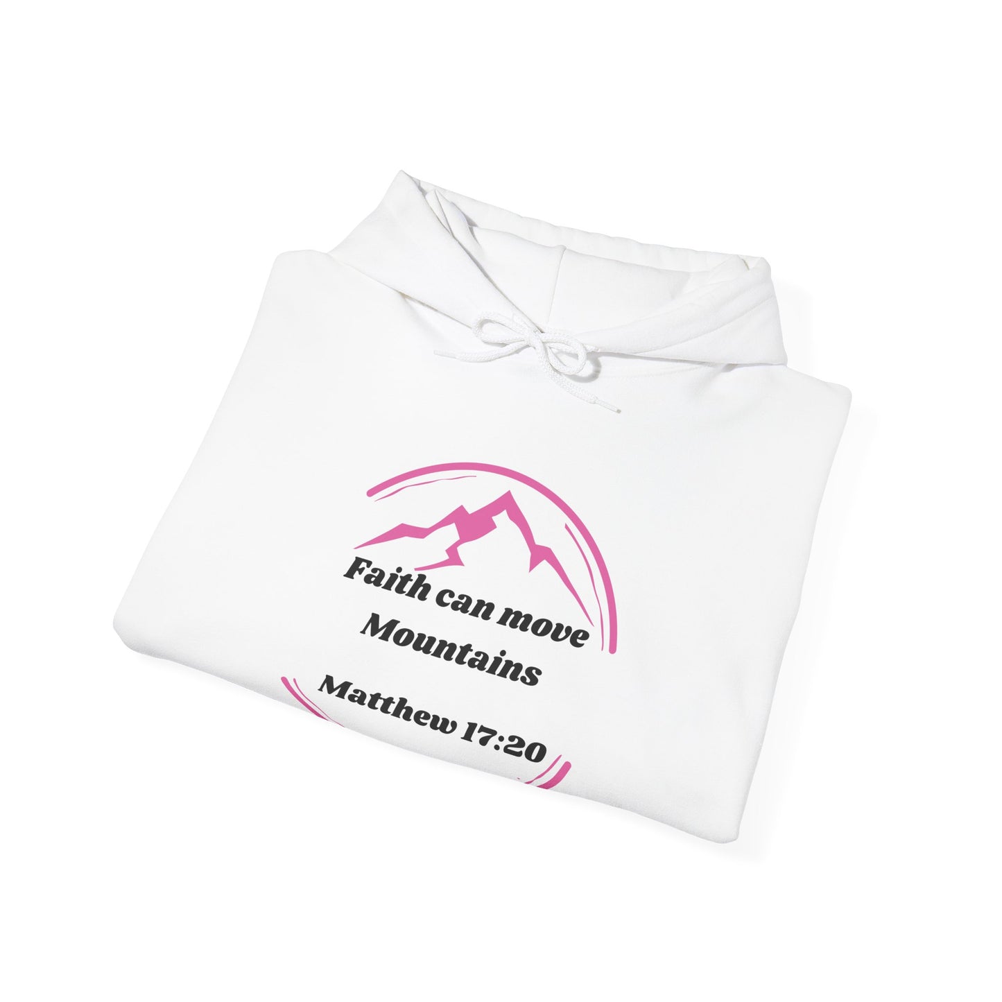 Faith Can Move Mountains Heavy Blend™ Hooded Sweatshirt