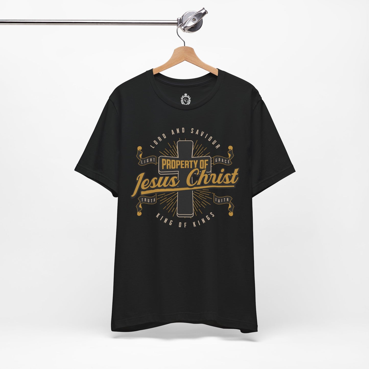 Property Of Jesus Christ Jersey Short Sleeve Tee