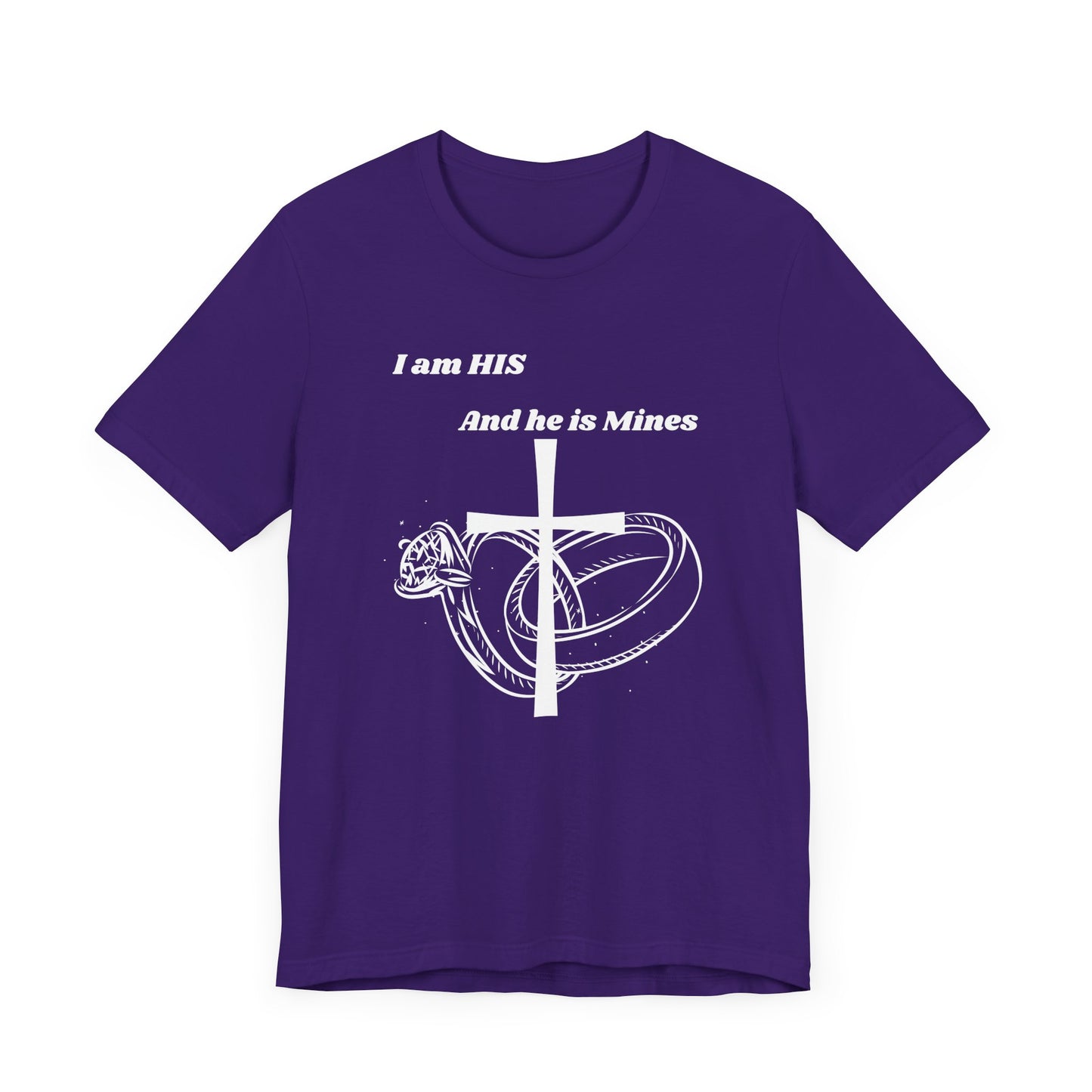 I Am His And He Is Mines Jersey Short Sleeve Tee