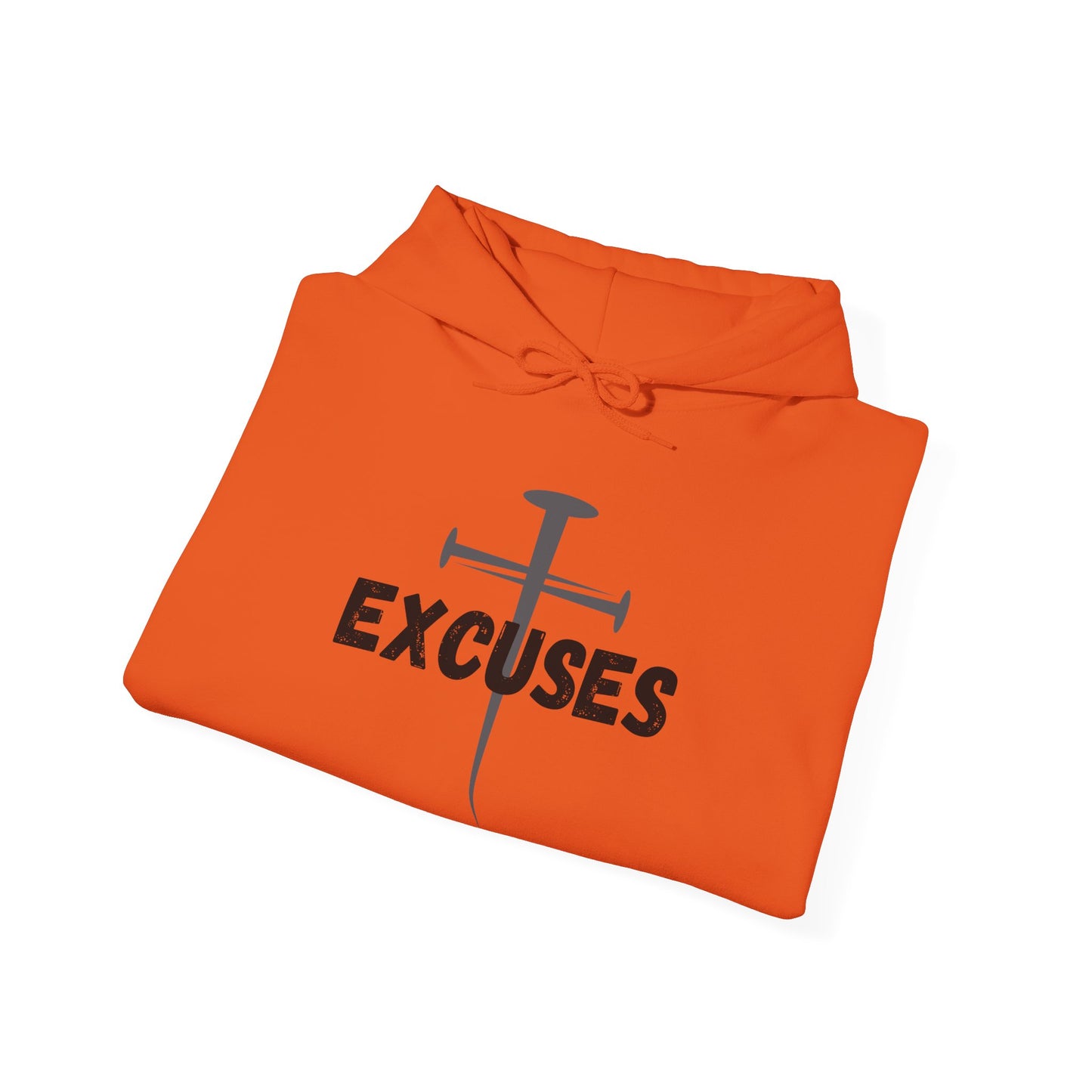 Crucified My Excuses Heavy Blend™ Hooded Sweatshirt