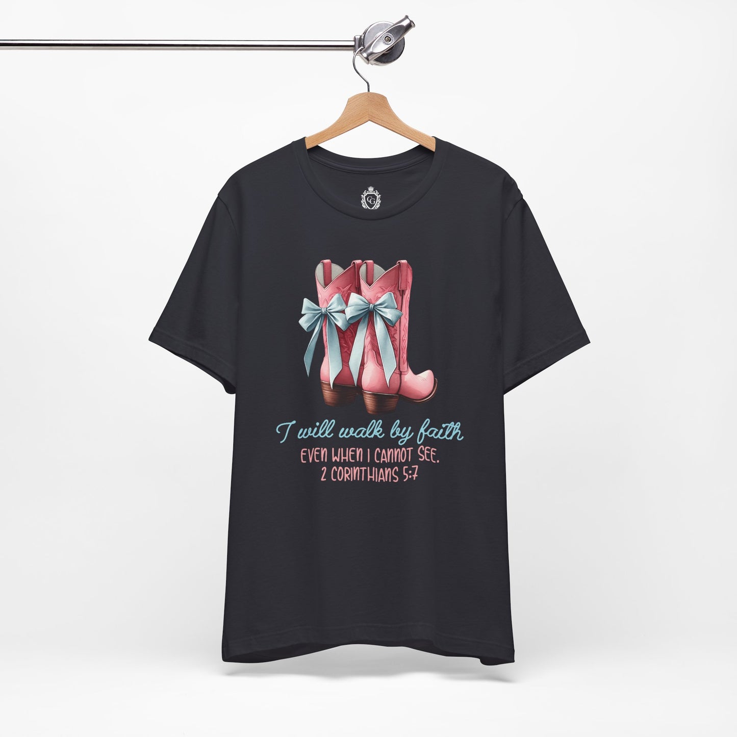 Walk By Faith Jersey Short Sleeve Tee