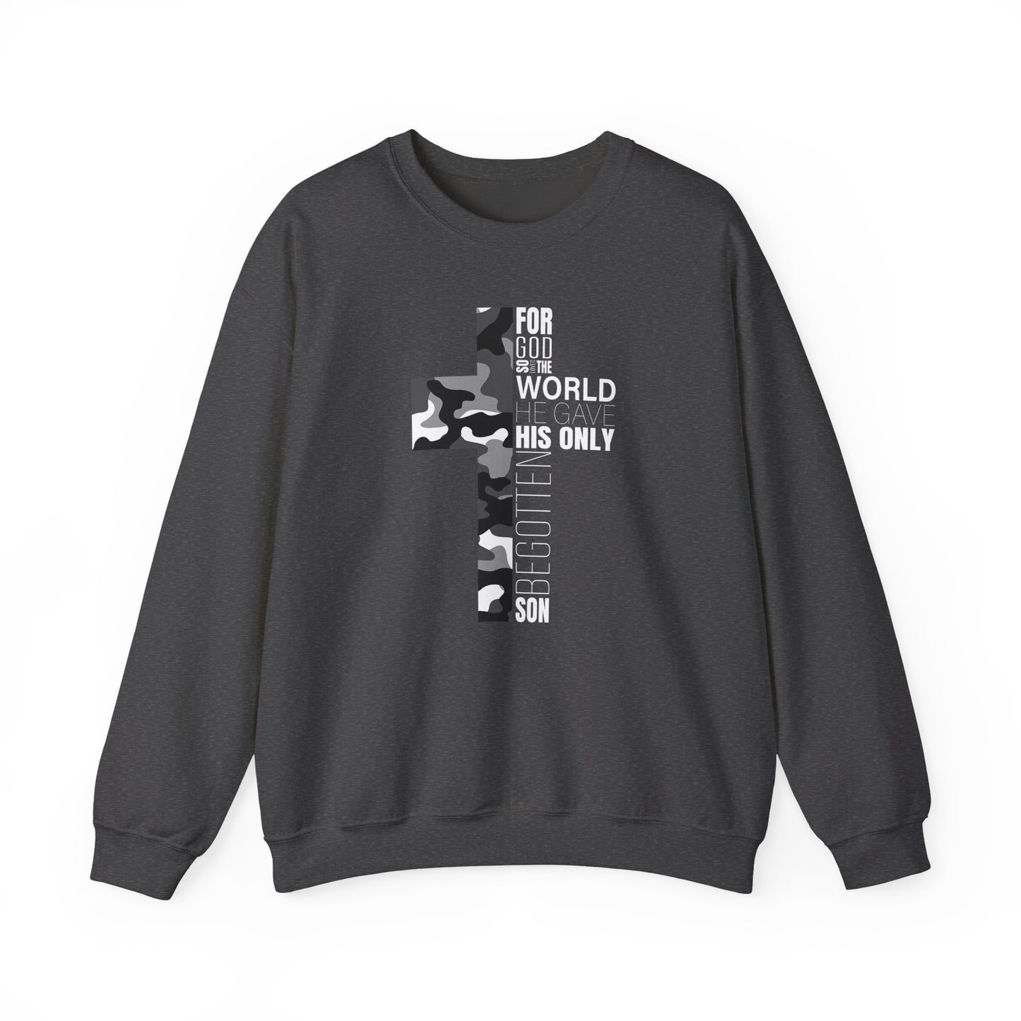 Men's Sweatshirt - For God So Loved The World
