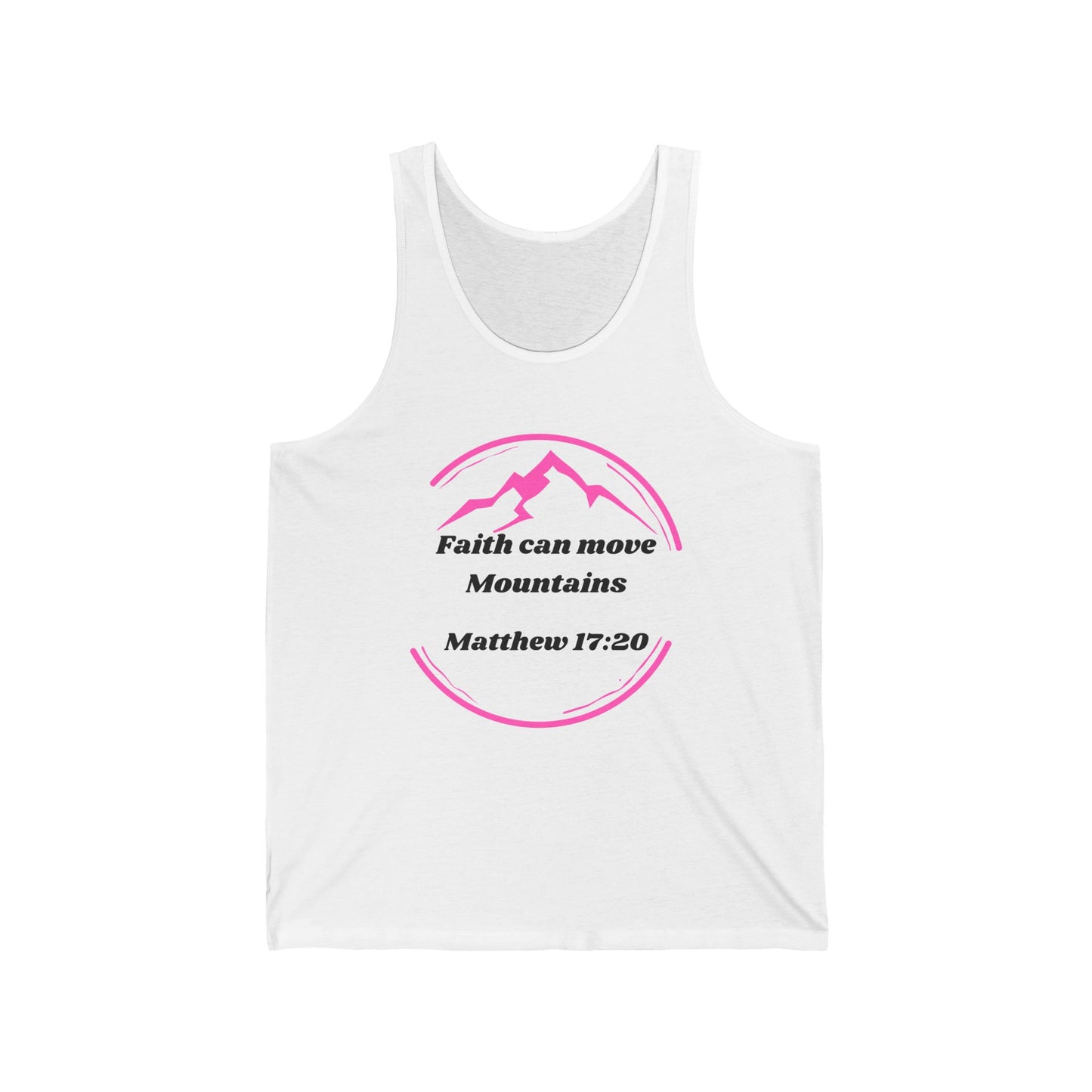 Faith Can Move Mountains Jersey Tank