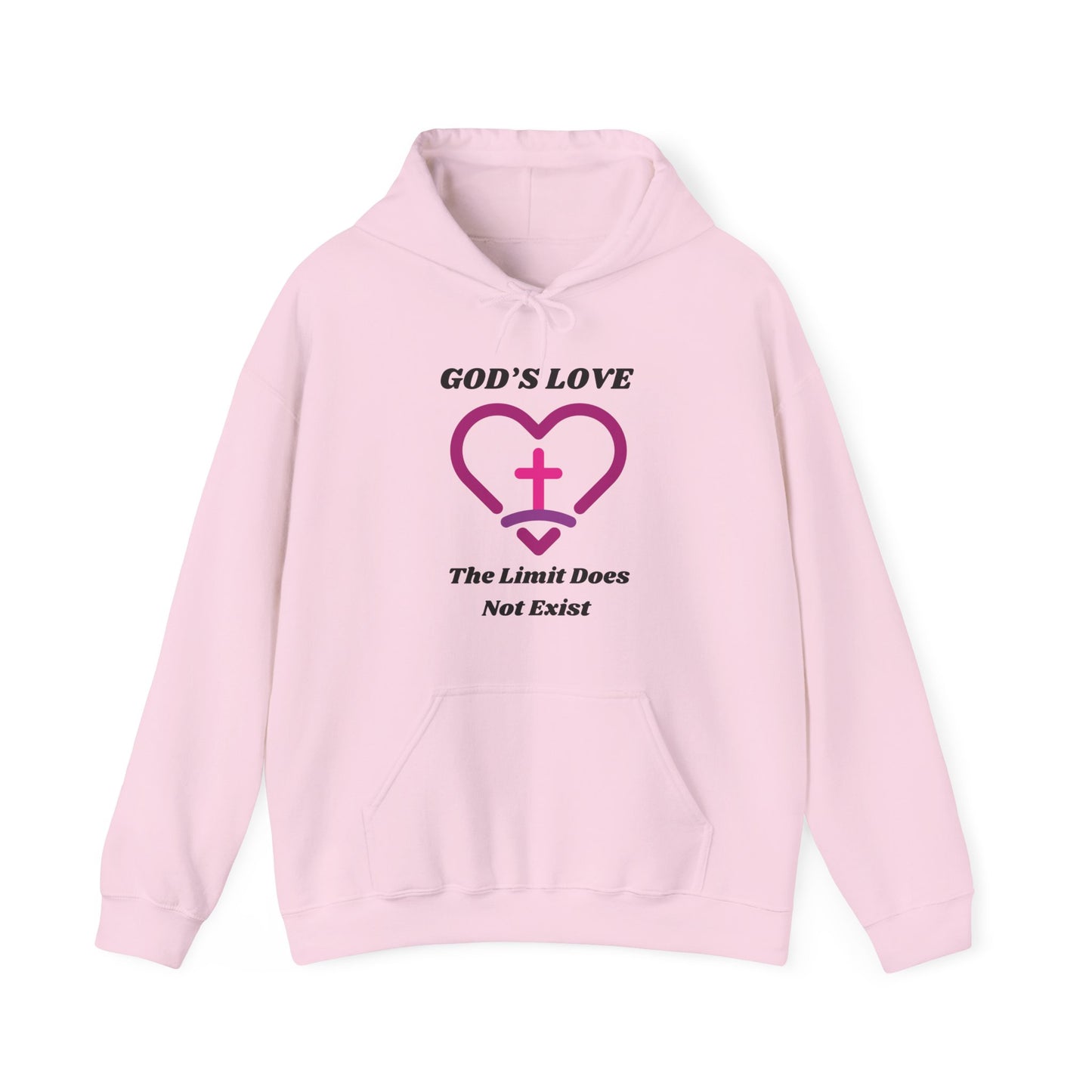 God's Love The Limit Does Not Exist Heavy Blend™ Hooded Sweatshirt