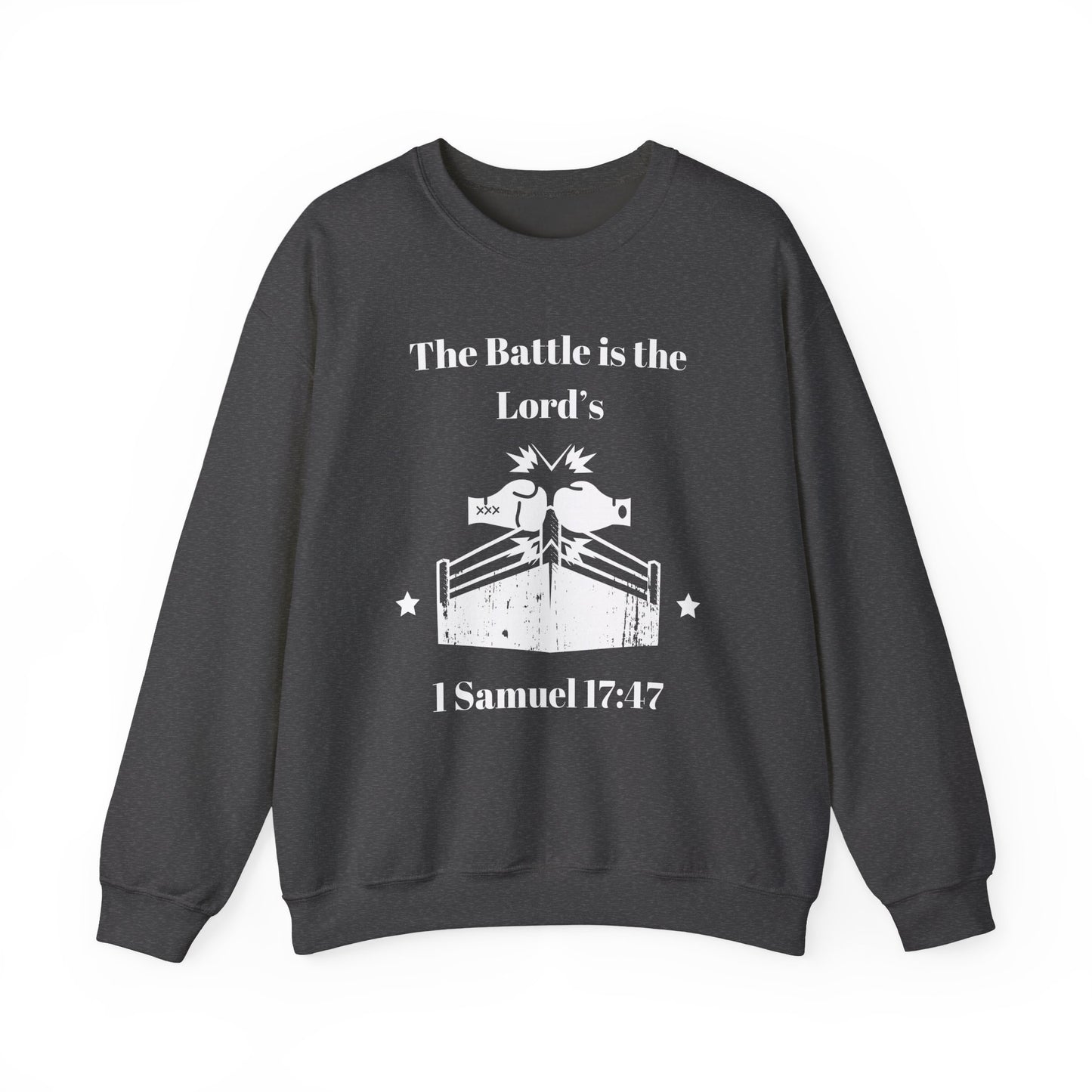 Men's Sweatshirt - The Battle Is The Lord's